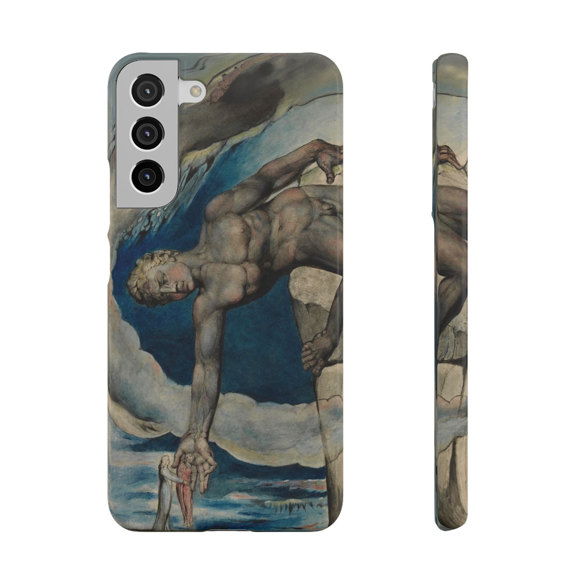Antaeus setting down Dante and Virgil in the Last Circle of Hell by William Blake - Samsung Slim Case