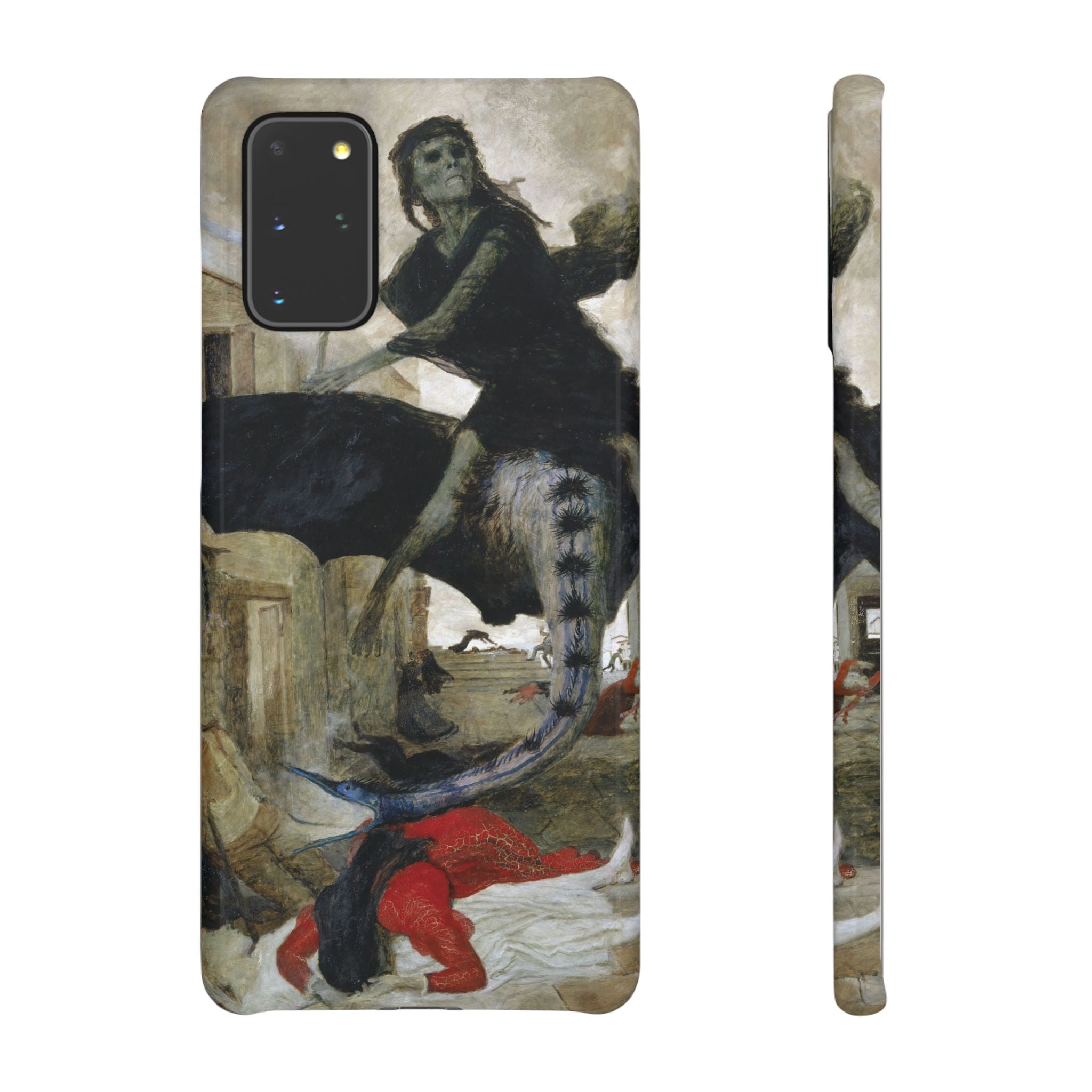 The Plague by Arnold Böcklin - Samsung Slim Case