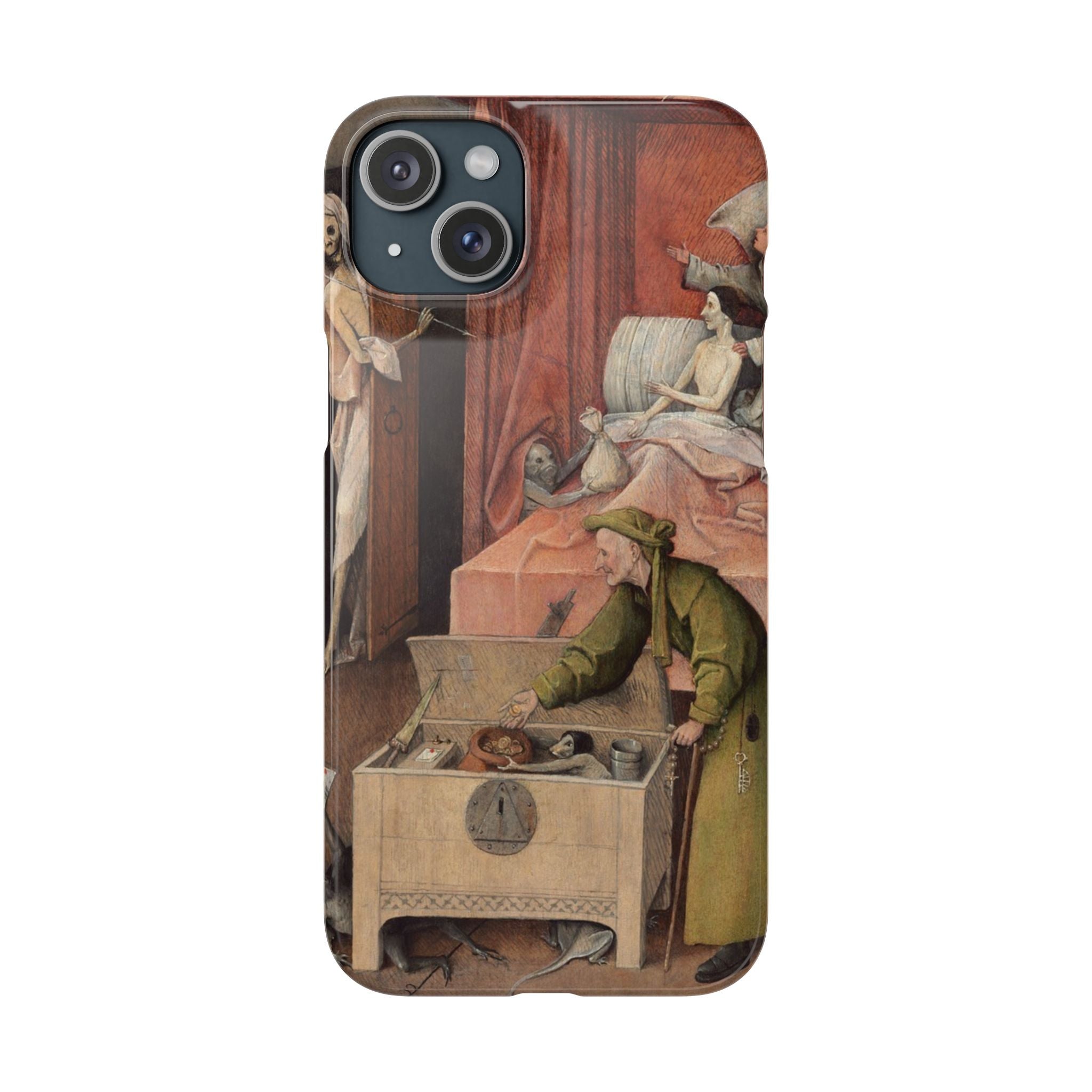 The Death of the Miser by Hieronymus Bosch - iPhone Slim Case