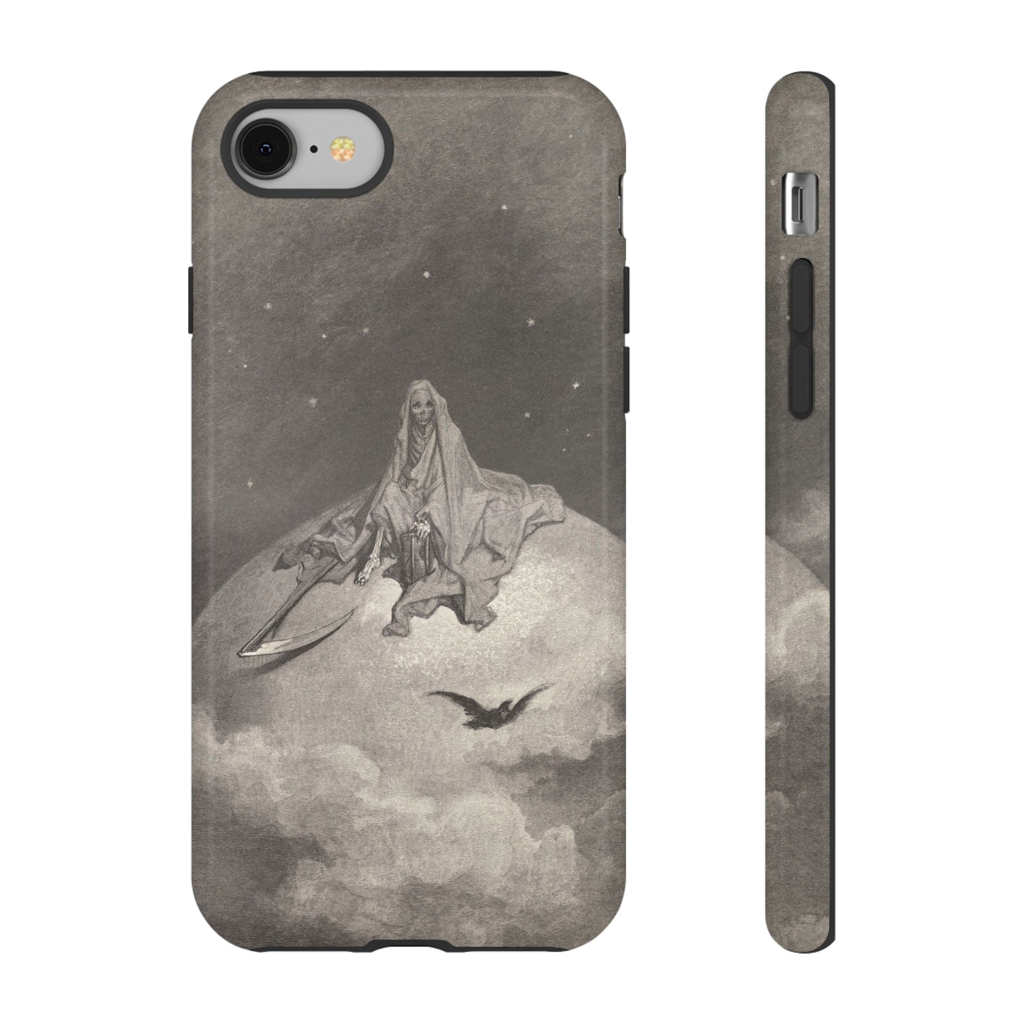 Doubting, dreaming dreams no mortal ever dared to dream before by Gustave Doré - iPhone Tough Case