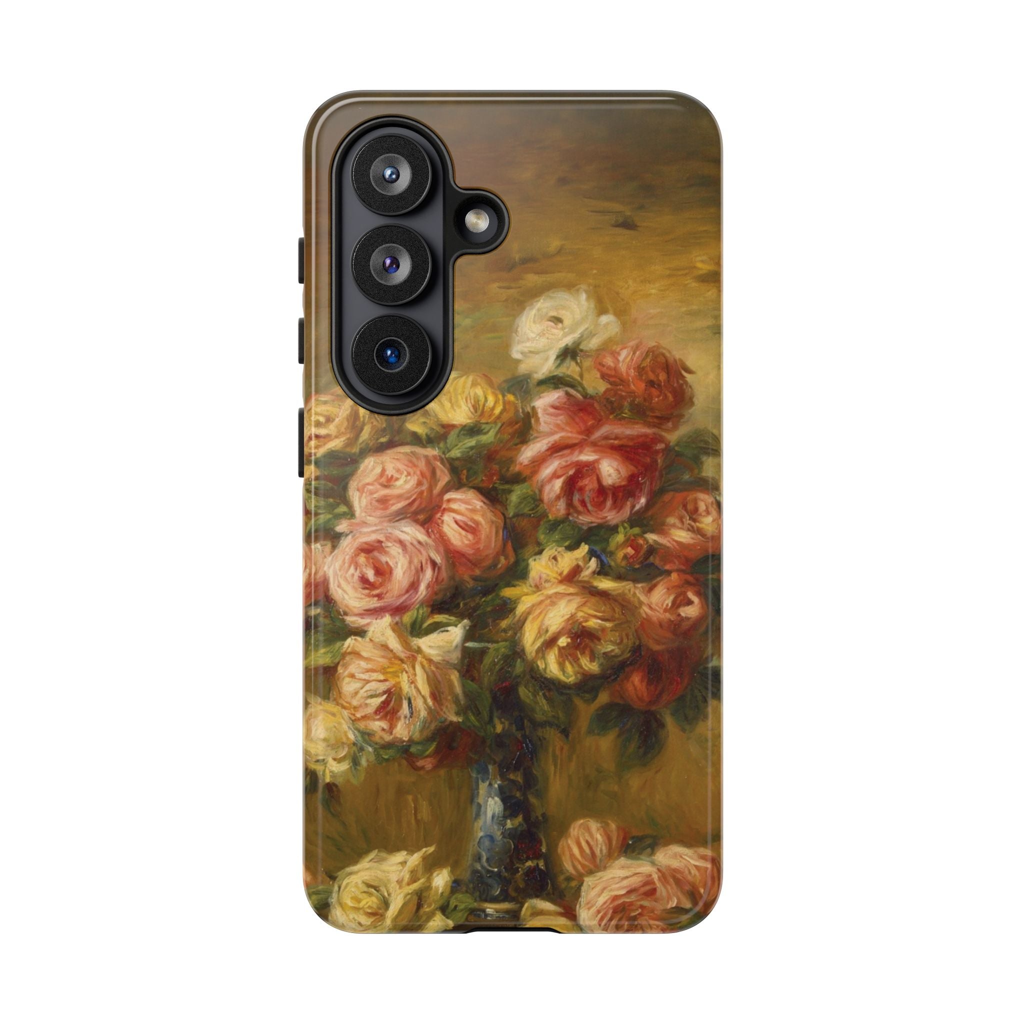 Roses in a Vase by Pierre Auguste Renoir - Samsung Tough Case