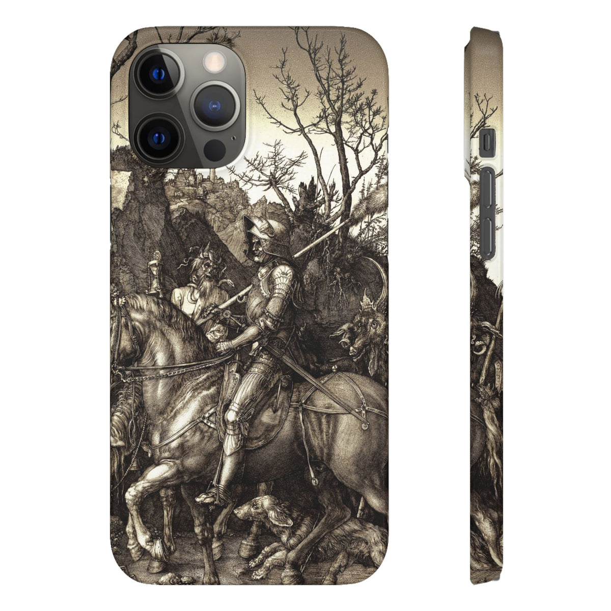 Knight, Death and the Devil by Albrecht Dürer - iPhone Slim Case