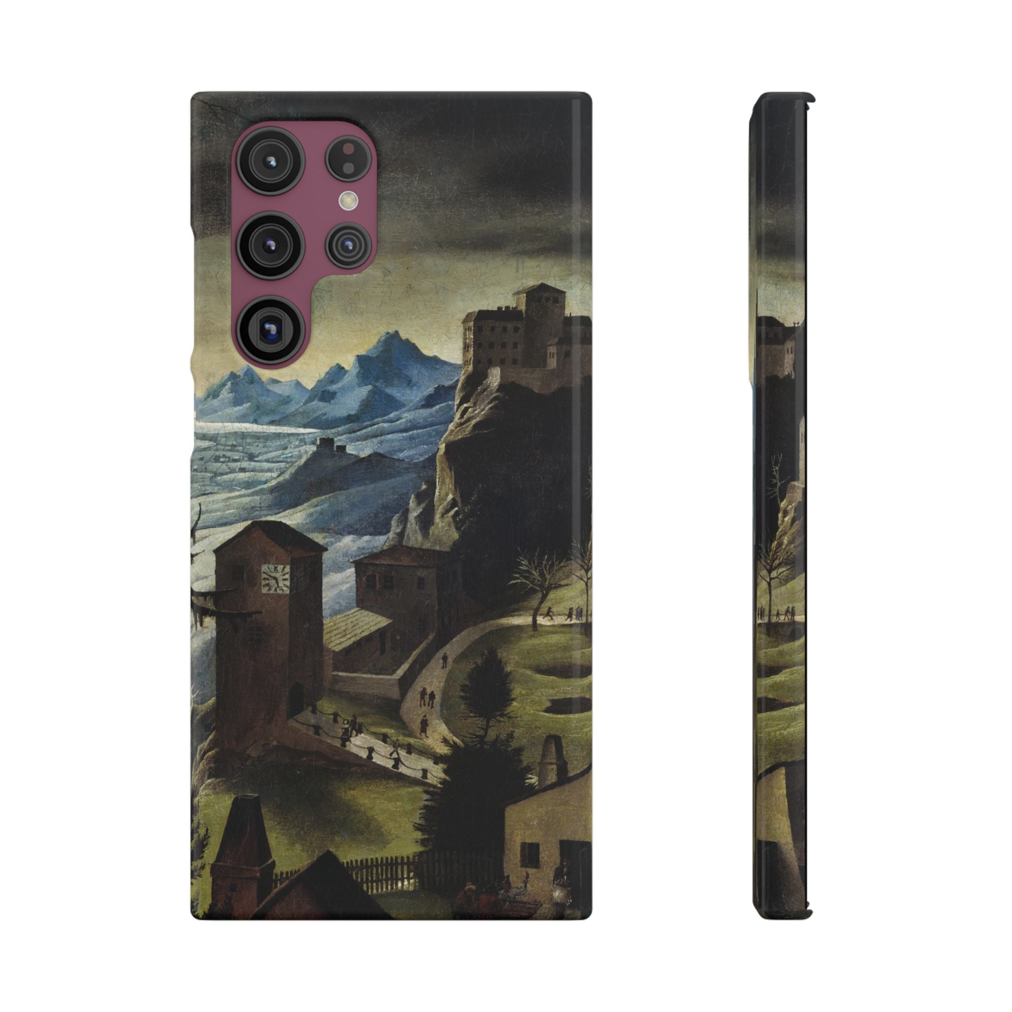 Landschaft mit Burg by Franz Sedlacek - Samsung Slim Case
