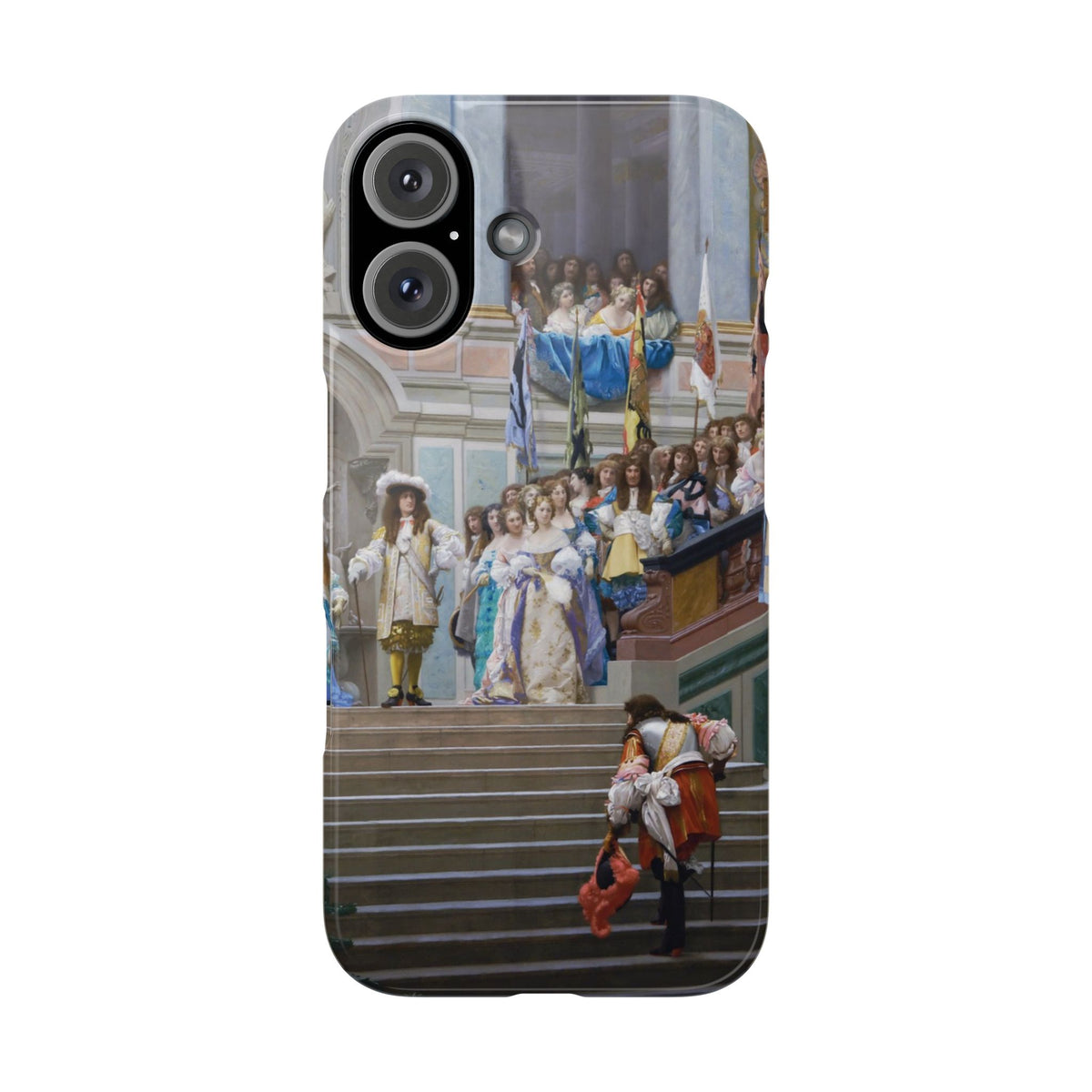 Reception du Grand Conde par Louis XIV by Jean-Leon Gerome - iPhone Slim Case