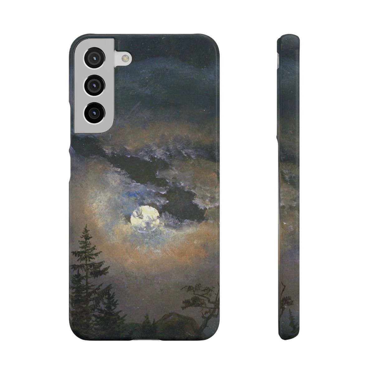 Study of a Cloud and Landscape by Moonlight by Johan Dahl - Samsung Slim Case