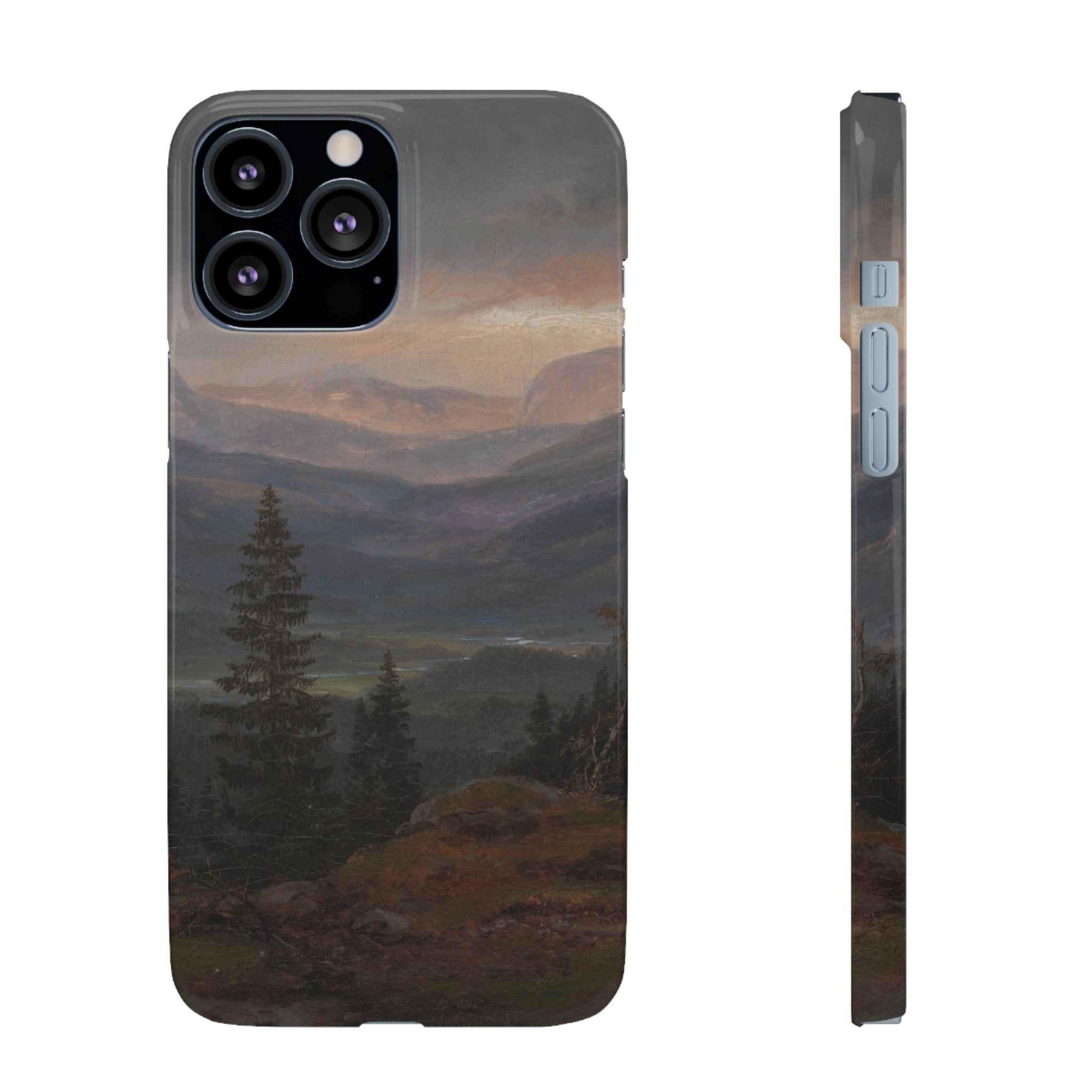View over Hallingdal by Johan Dahl - iPhone Slim Case