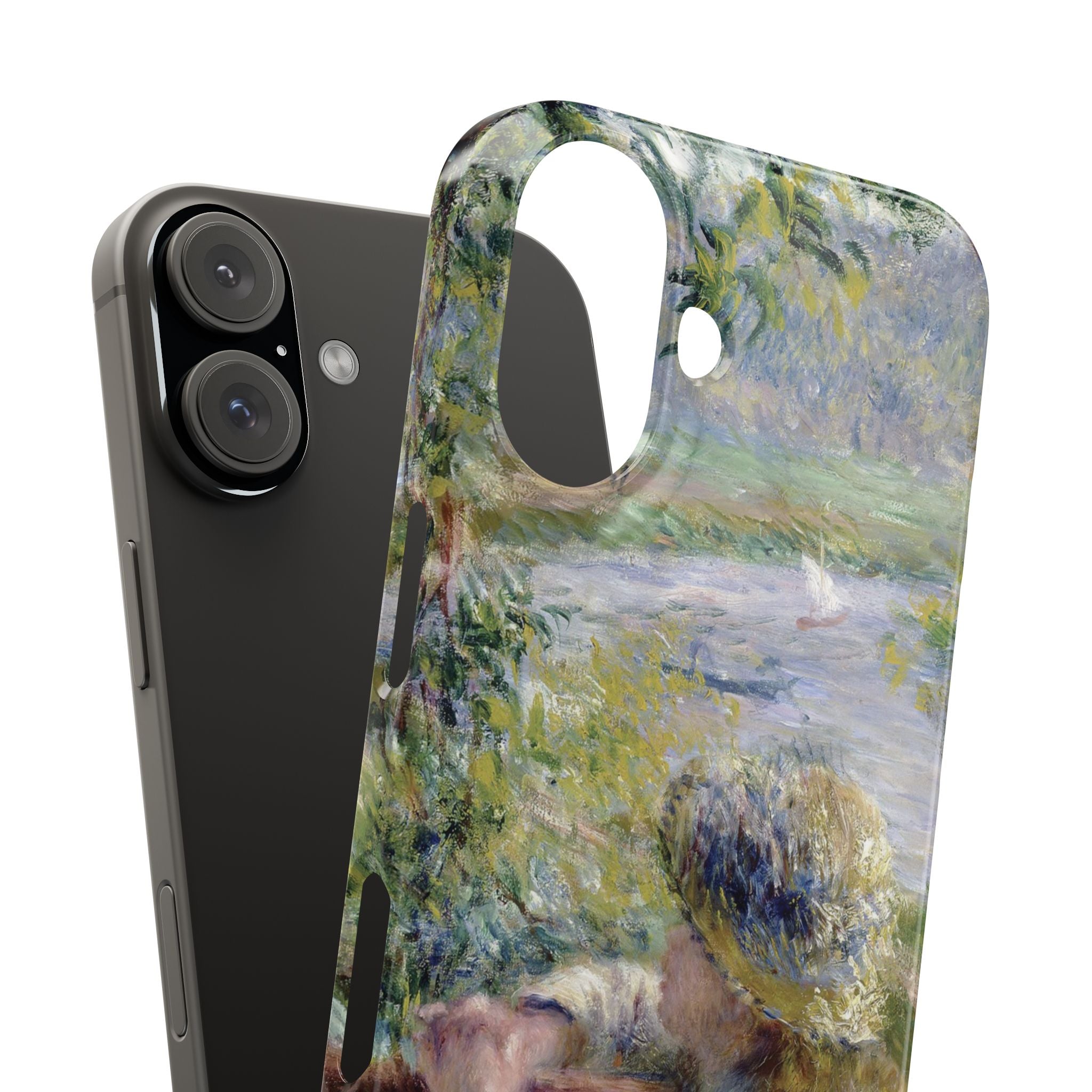 By the Water by Pierre Auguste Renoir - iPhone Slim Case