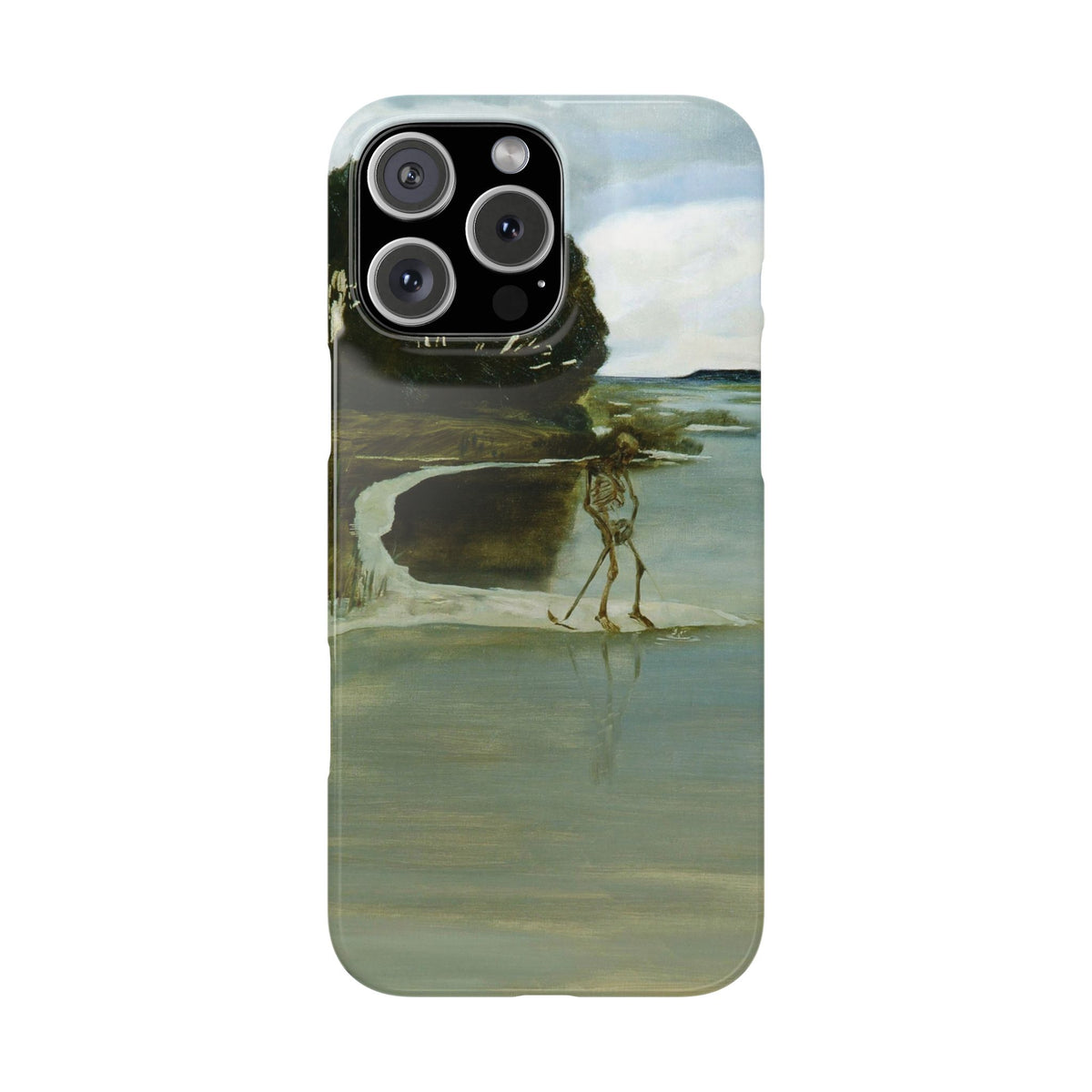 Death Peeing by Max Klinger - iPhone Slim Case