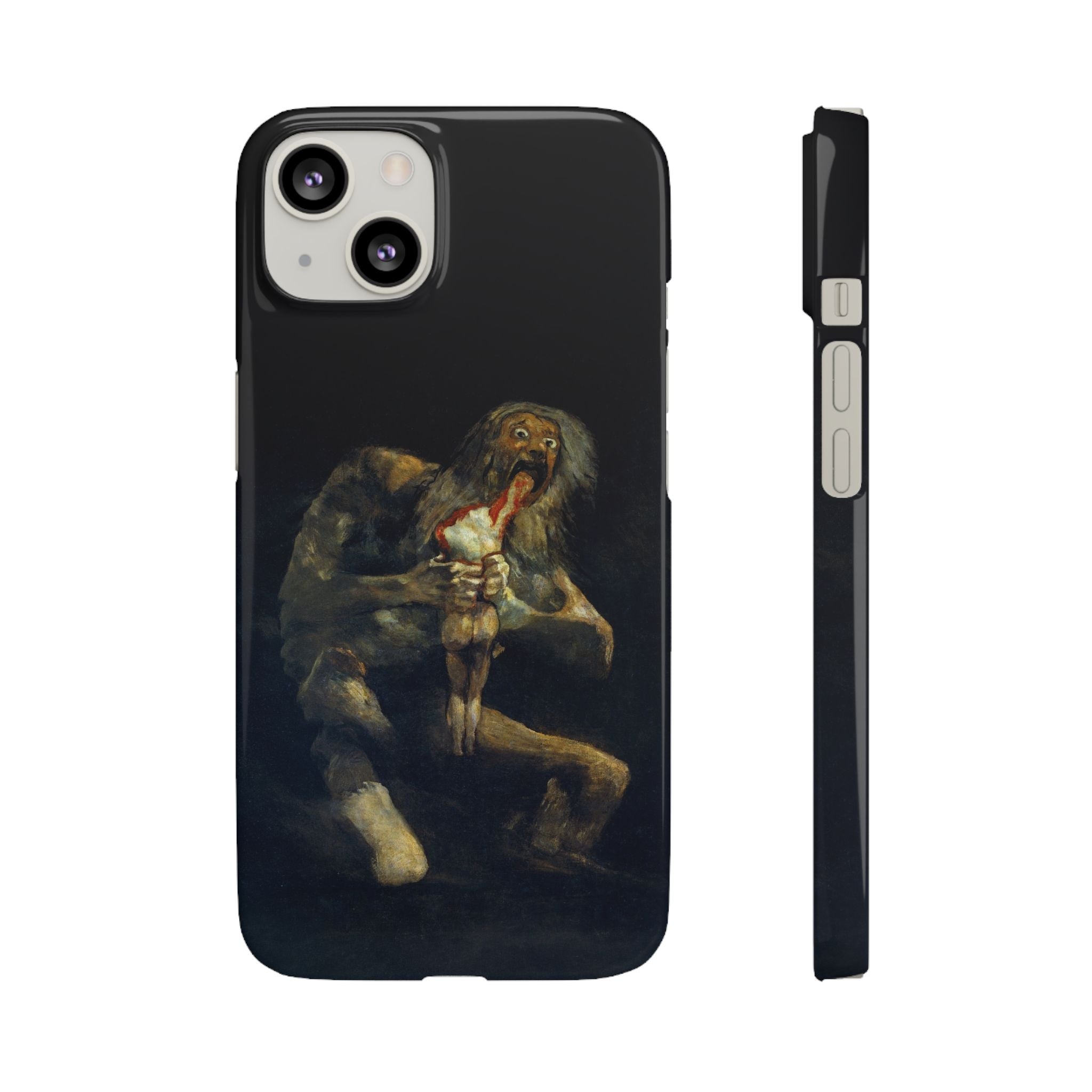 Saturn Devouring His Son by Goya - iPhone Slim Case