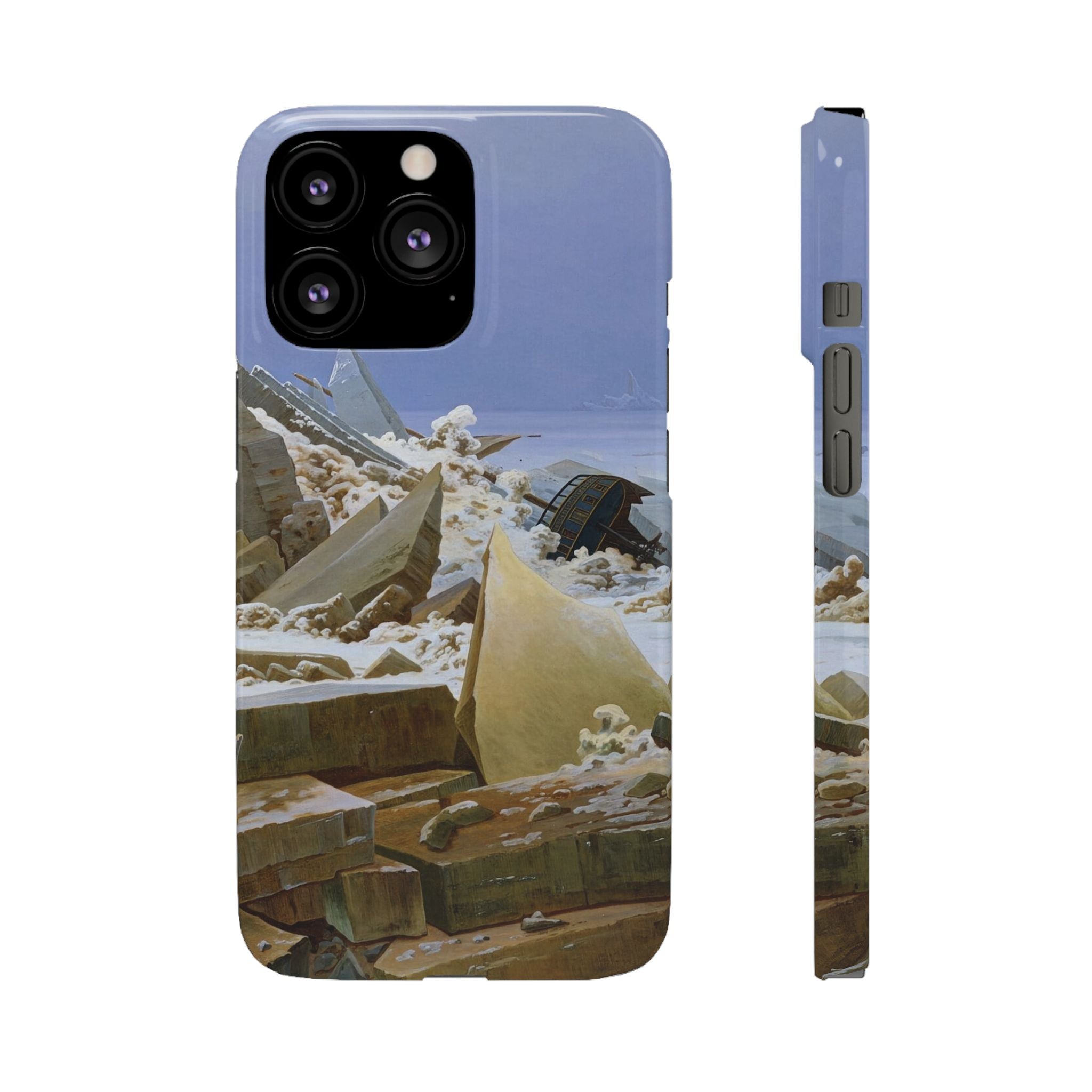 The Sea of Ice by Caspar David Friedrich - iPhone Slim Case