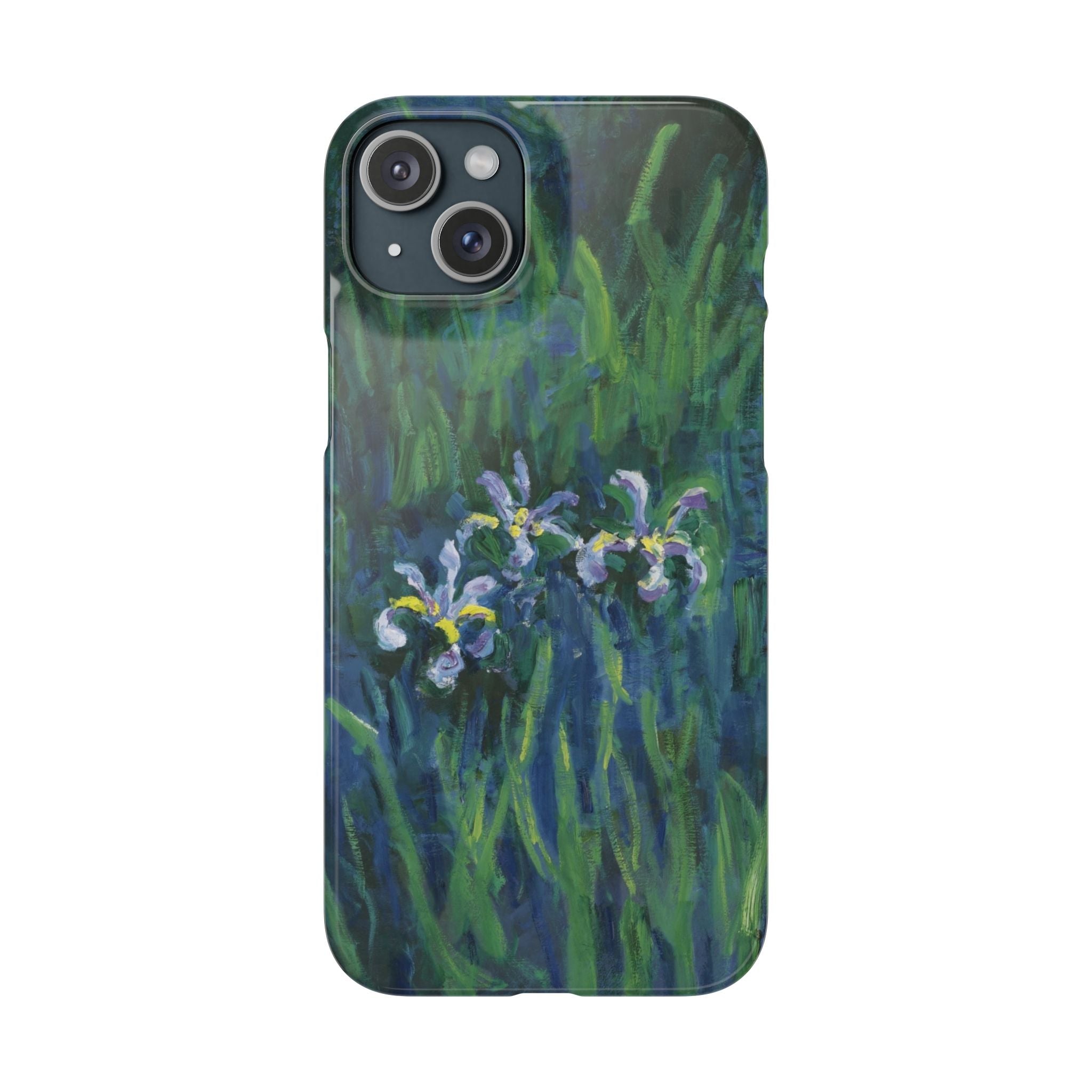 Irises by Claude Monet - iPhone Slim Case