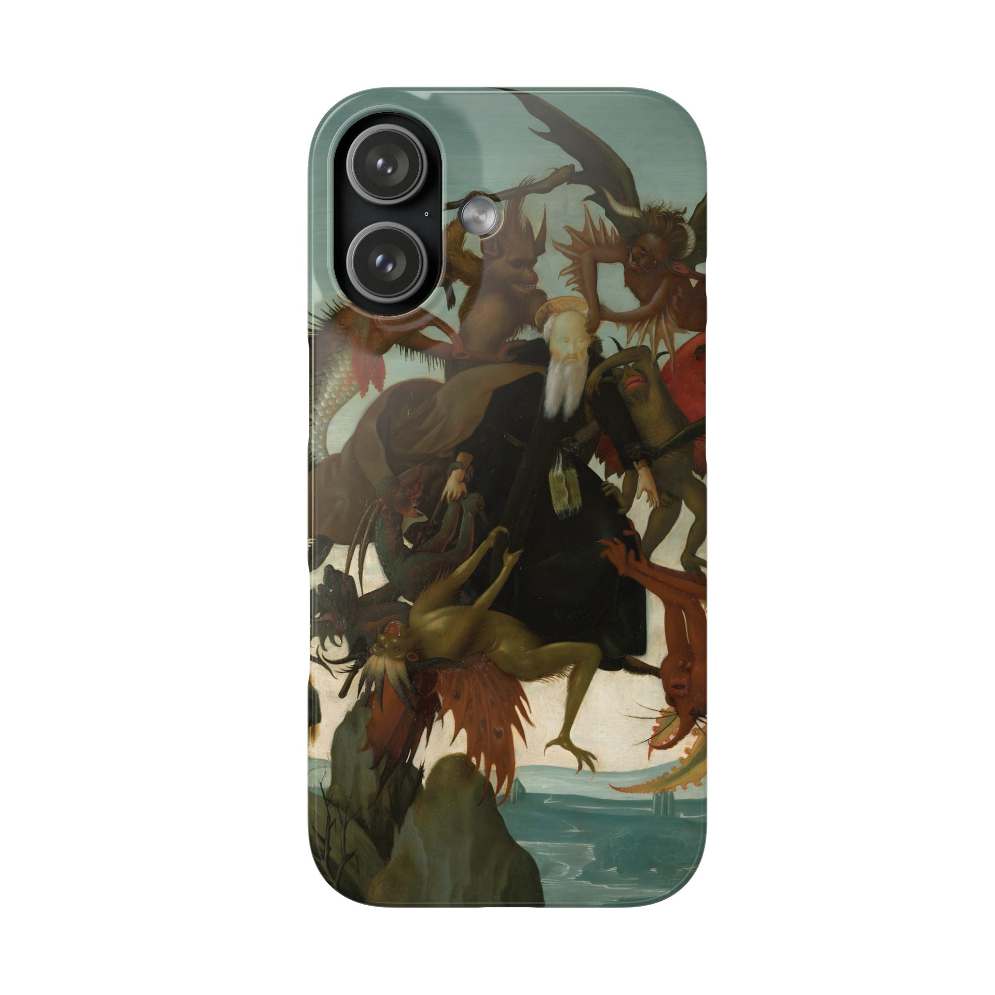 The Torment of Saint Anthony by Michelangelo Buonarroti - iPhone Slim Case