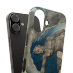 Antaeus setting down Dante and Virgil in the Last Circle of Hell by William Blake - iPhone Slim Case