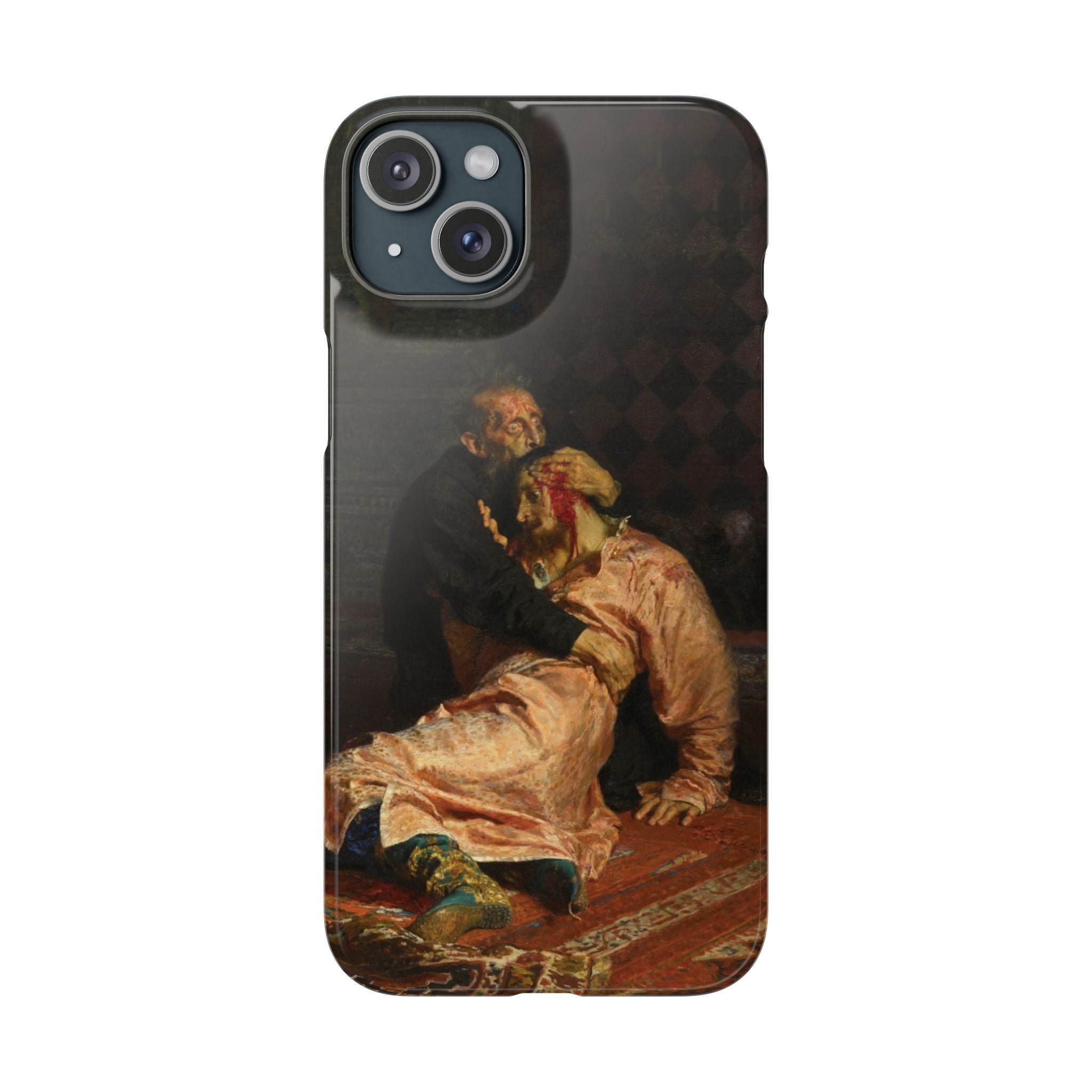 Ivan the Terrible and His Son by Ilya Repin - iPhone Slim Case