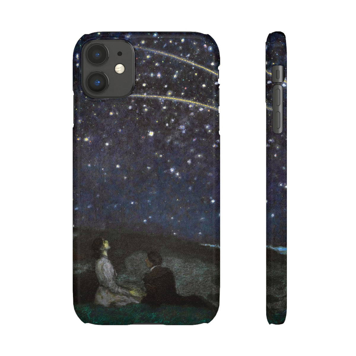 Falling Stars by Franz von Stuck - iPhone Slim Case