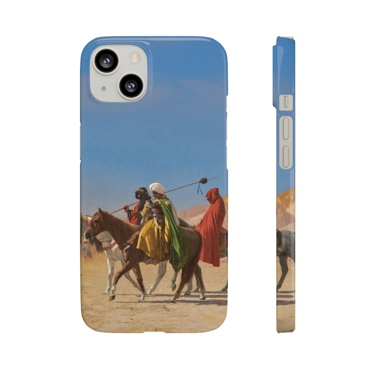 Riders Crossing The Desert by Jean-Leon Gerome - iPhone Slim Case
