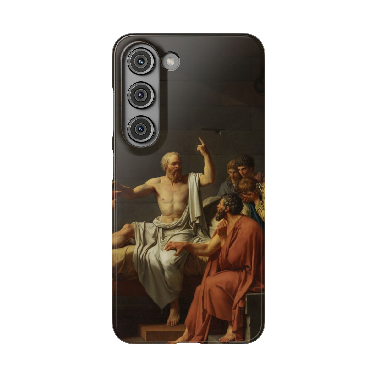 The Death of Socrates by Jacques-Louis David - Samsung Slim Case