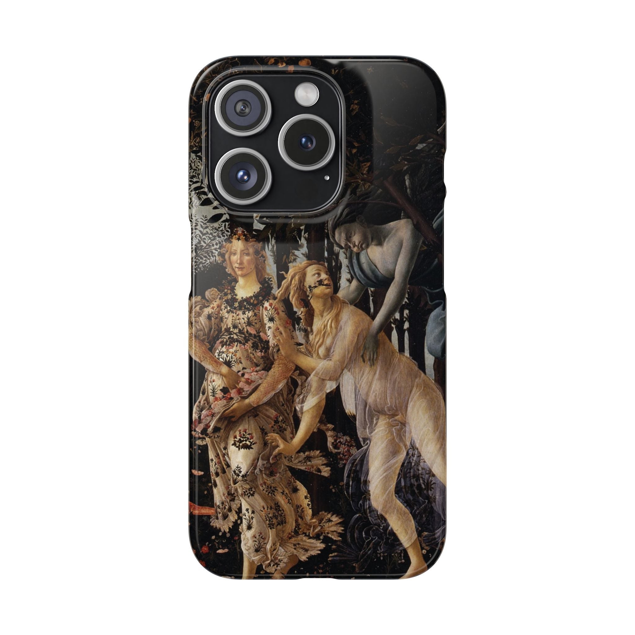 Flora and Zephyr from Primavera by Sandro Botticelli - iPhone Slim Case