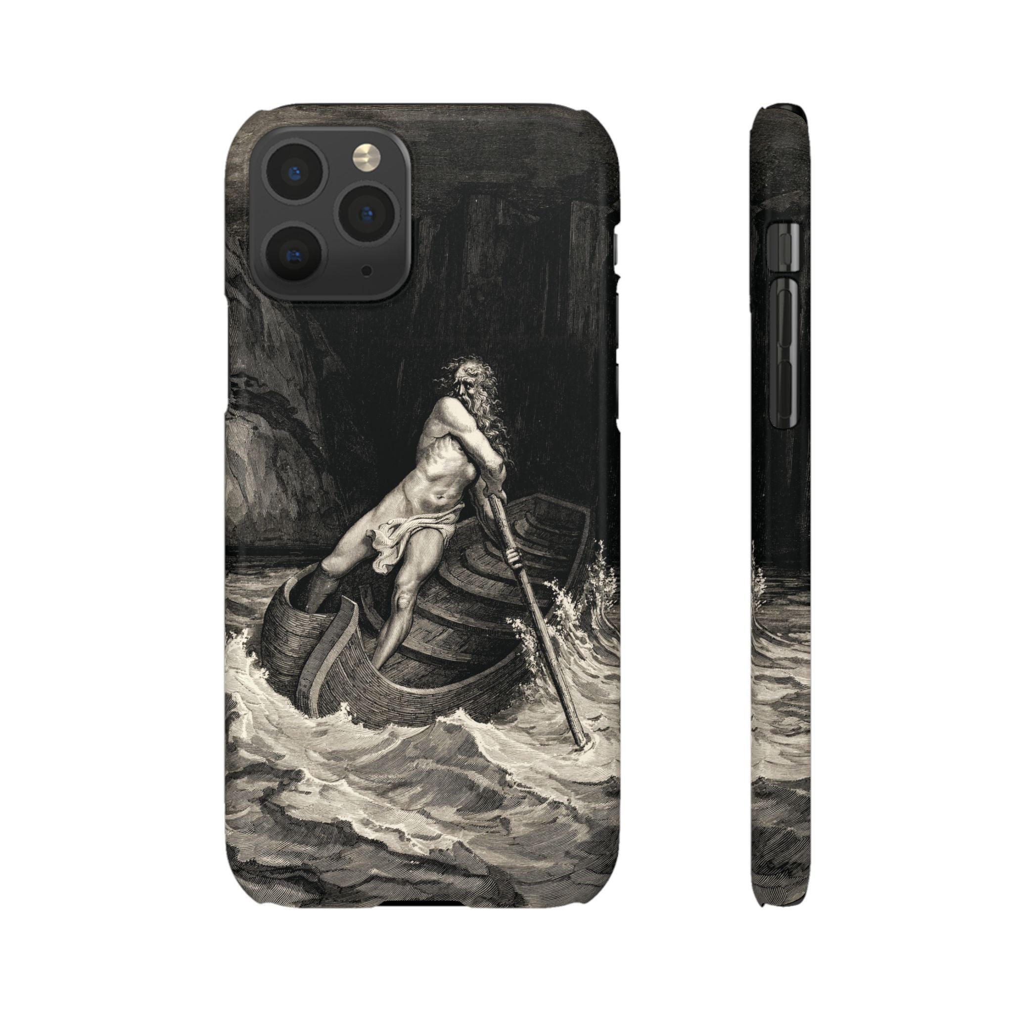 Canto III - Charon by Gustave Doré - iPhone Slim Case