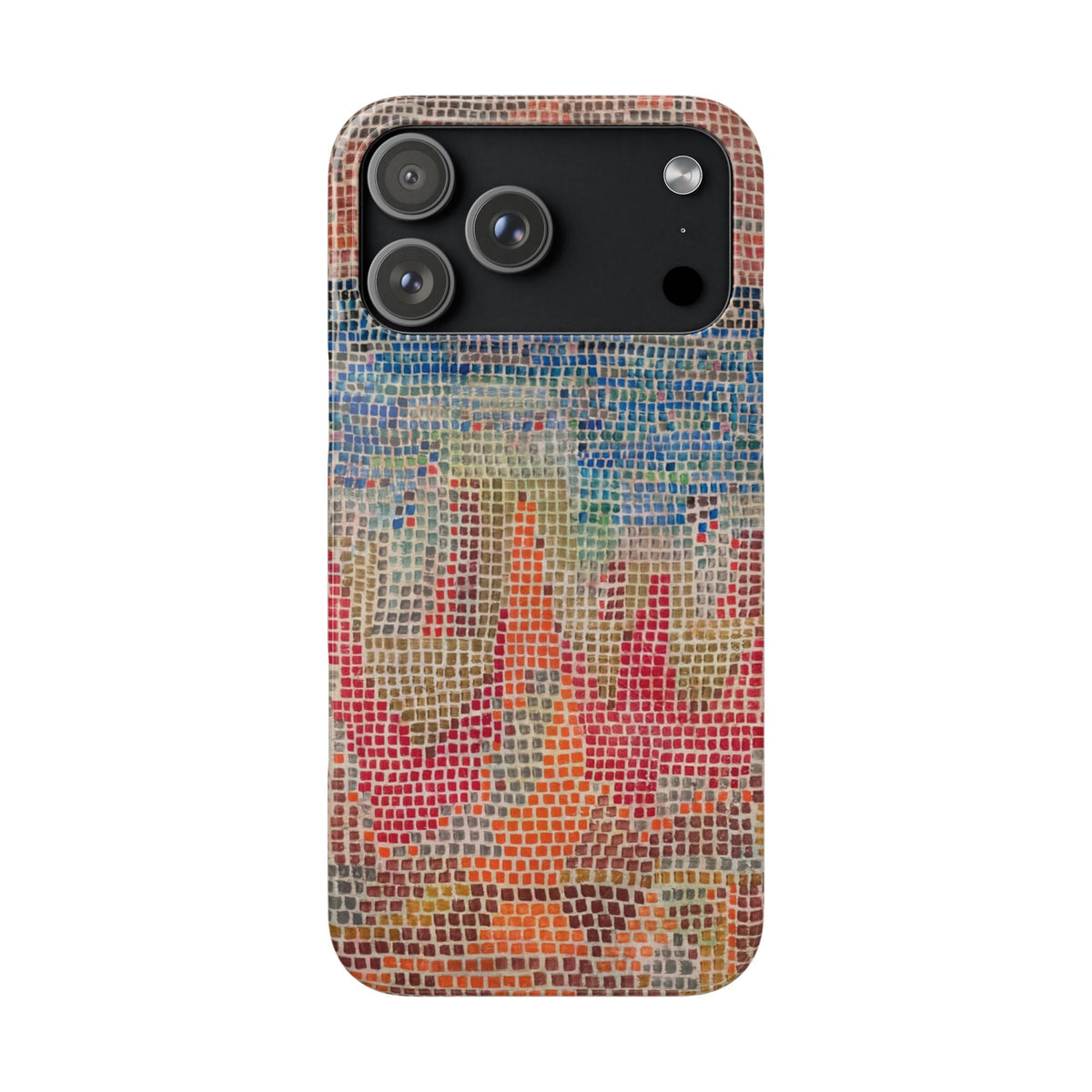 Cliffs by the sea by Paul Klee - iPhone Slim Case