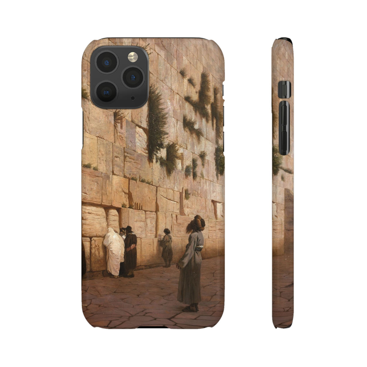 Le Mur des Lamentations by Jean-Leon Gerome - iPhone Slim Case