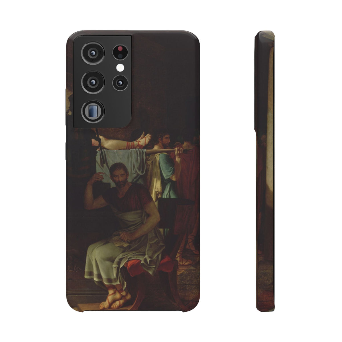 The Lictors Bring to Brutus the Bodies of His Sons I by Jacques-Louis David - Samsung Slim Case