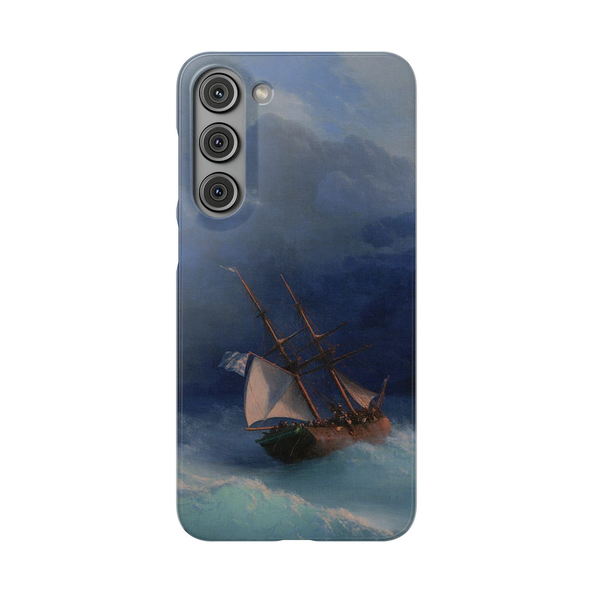 Along the Coast by Ivan Aivazovsky - Samsung Slim Case
