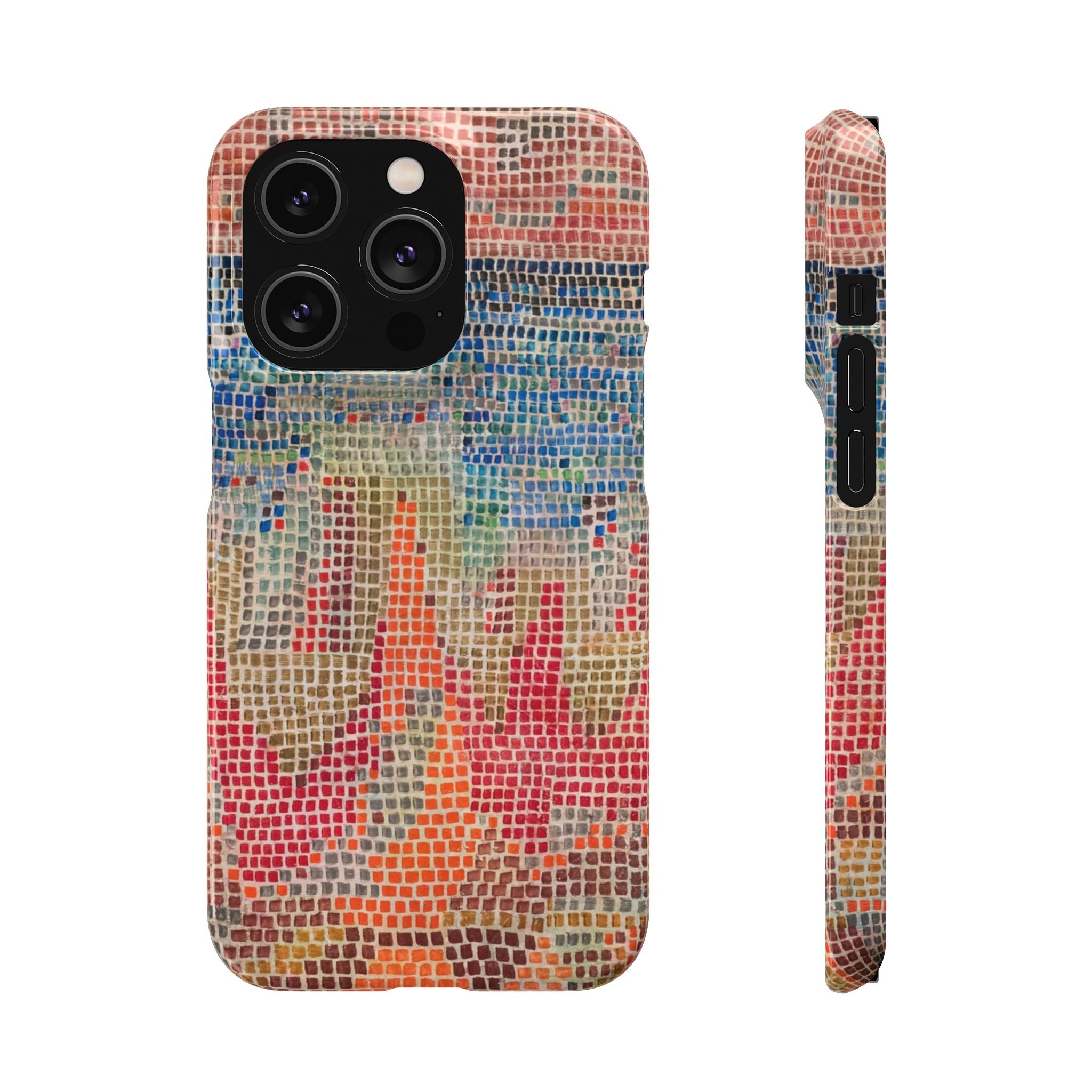 Cliffs by the sea by Paul Klee - iPhone Slim Case