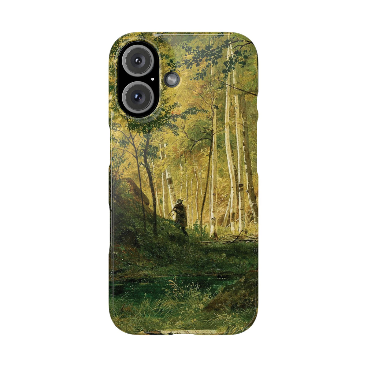 Landscape with a Hunter Valaam Island by Ivan Ivanovich Shishkin - iPhone Slim Case