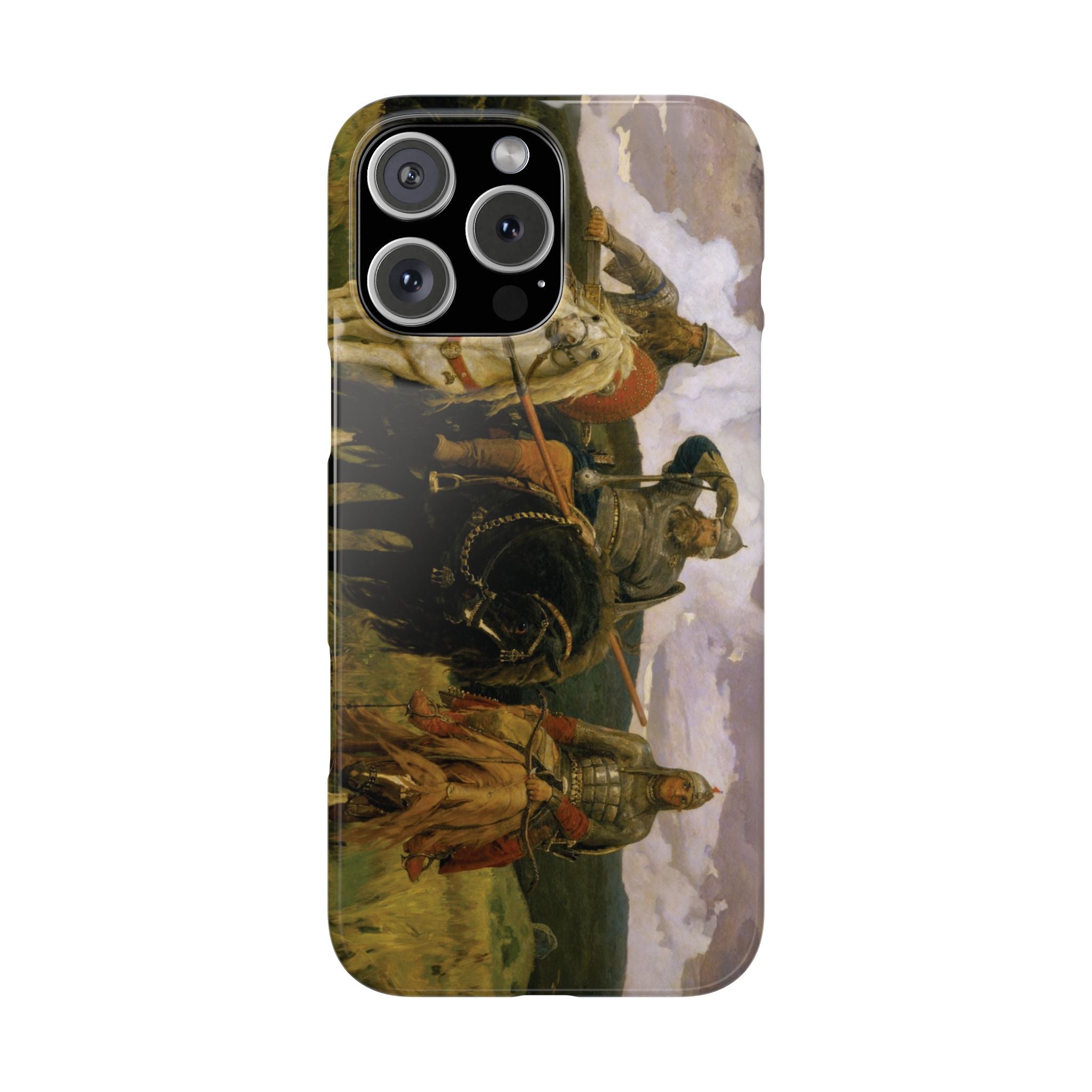 Bogatyrs by Viktor Vasnetsov - iPhone Slim Case