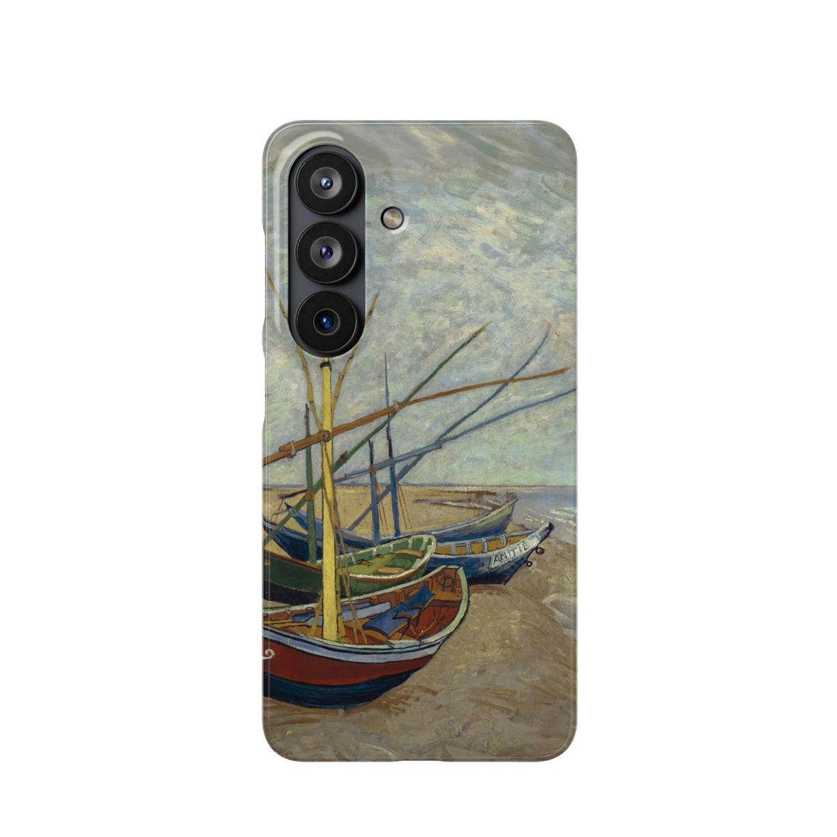 Fishing Boats on the Beach by Vincent van Gogh - Samsung Slim Case