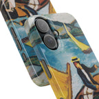 Sailing Boat on the Tegernsee by August Macke - iPhone Slim Case