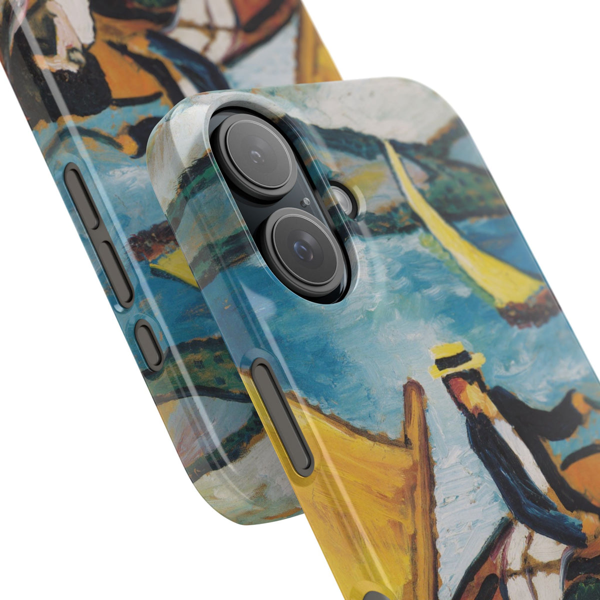 Sailing Boat on the Tegernsee by August Macke - iPhone Slim Case