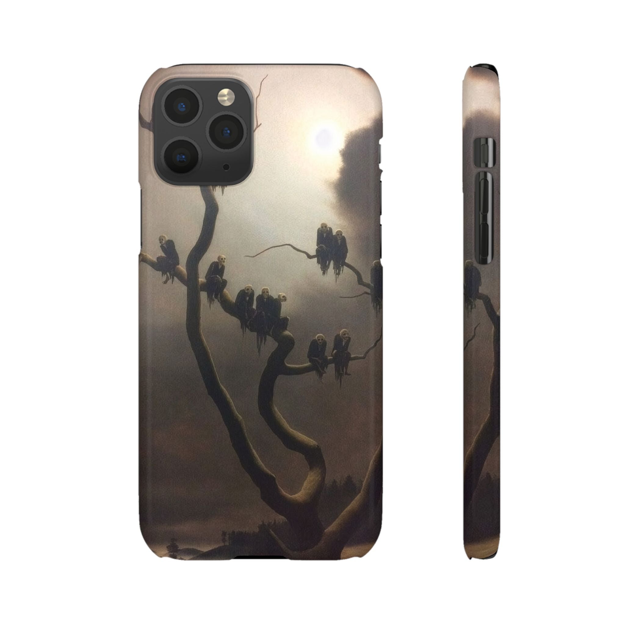 Ghosts on a Tree by Franz Sedlacek - iPhone Slim Case