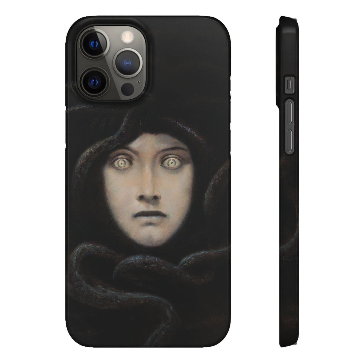 Head of Medusa by Franz von Stuck - iPhone Slim Case