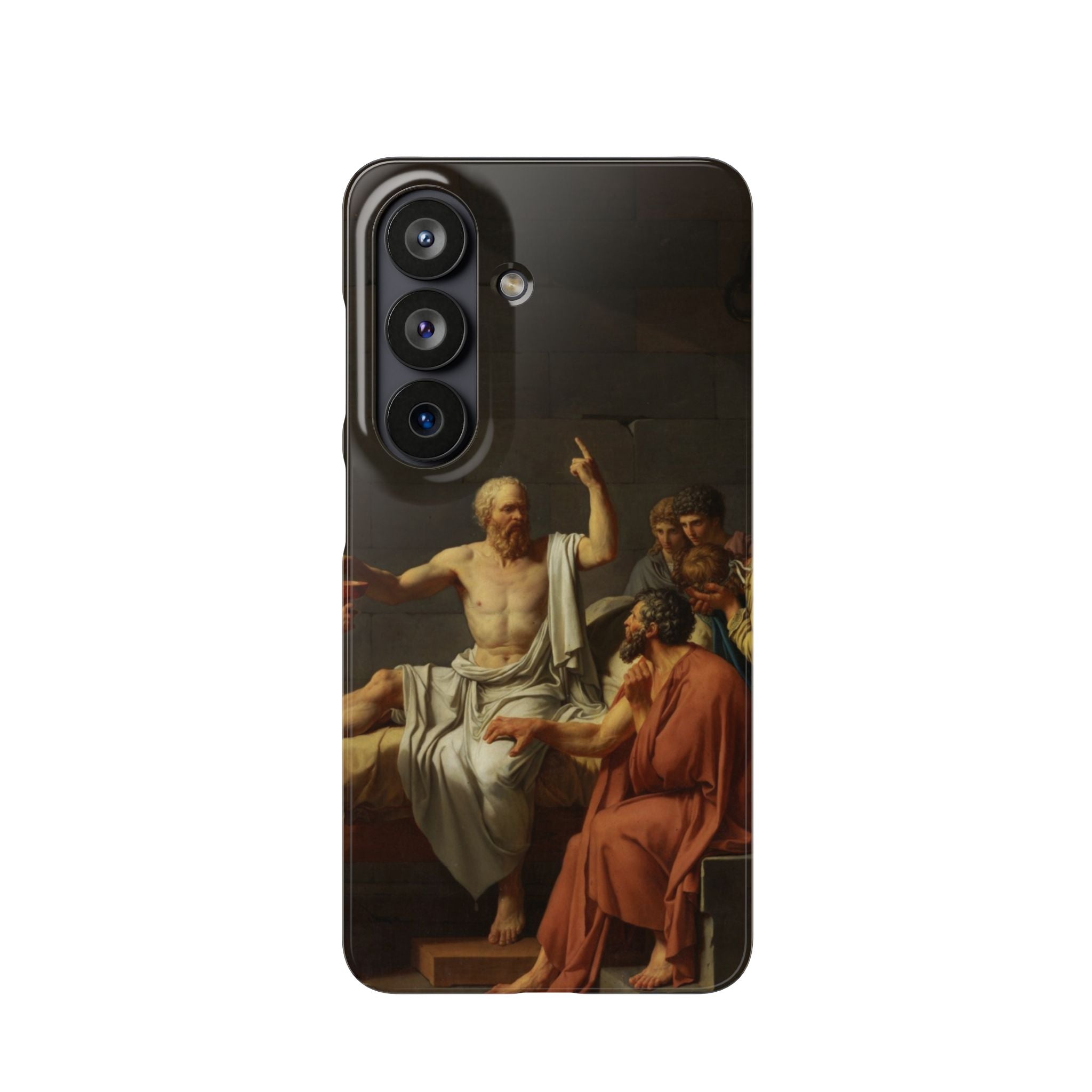 The Death of Socrates by Jacques-Louis David - Samsung Slim Case
