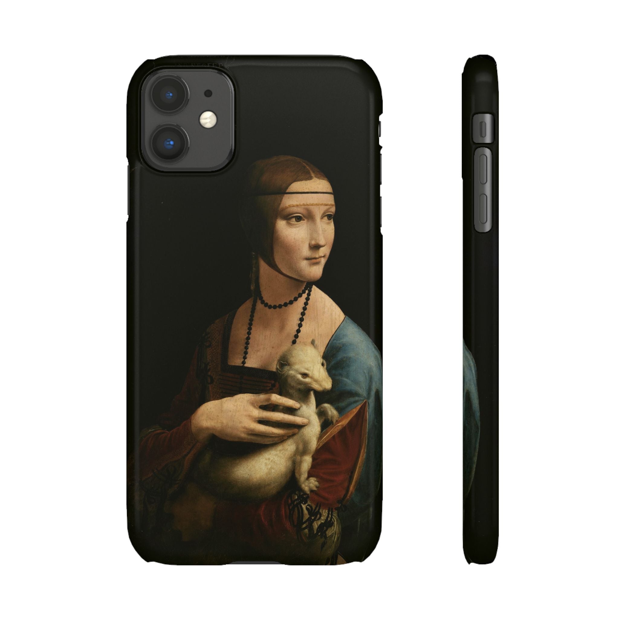 Lady with an Ermine by Leonardo da Vinci - iPhone Slim Case