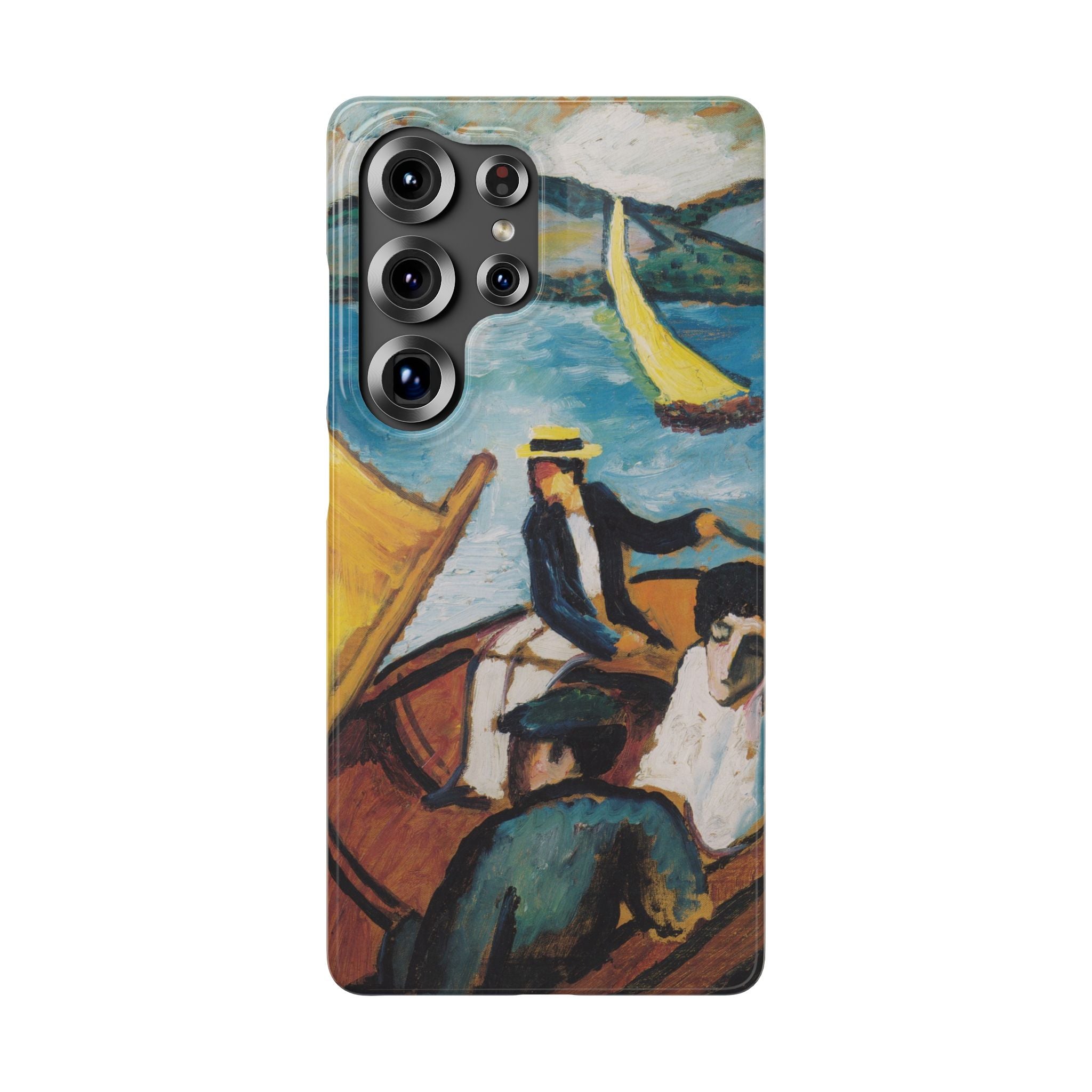 Sailing Boat on the Tegernsee by August Macke - Samsung Slim Case