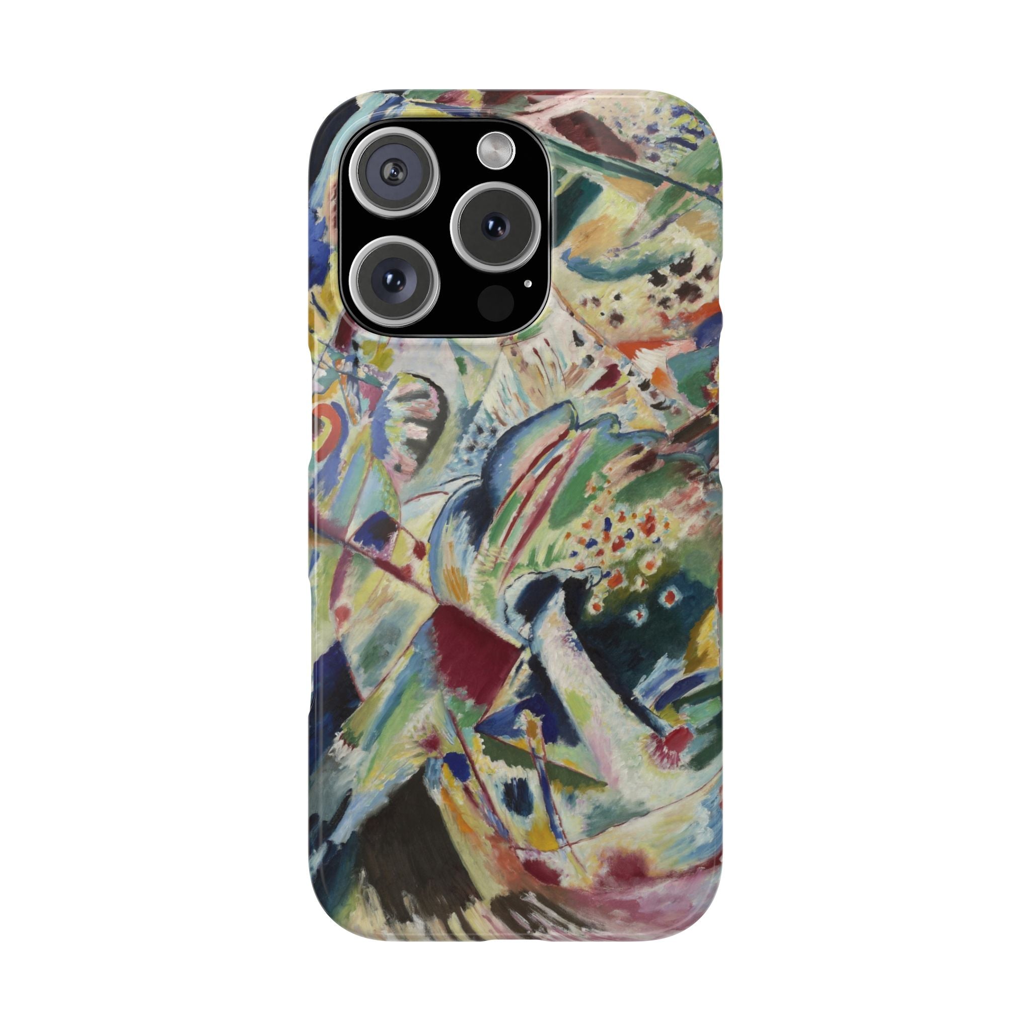 Panel for Edwin R. Campbell No. 4 by Vasily Kandinsky - iPhone Slim Case