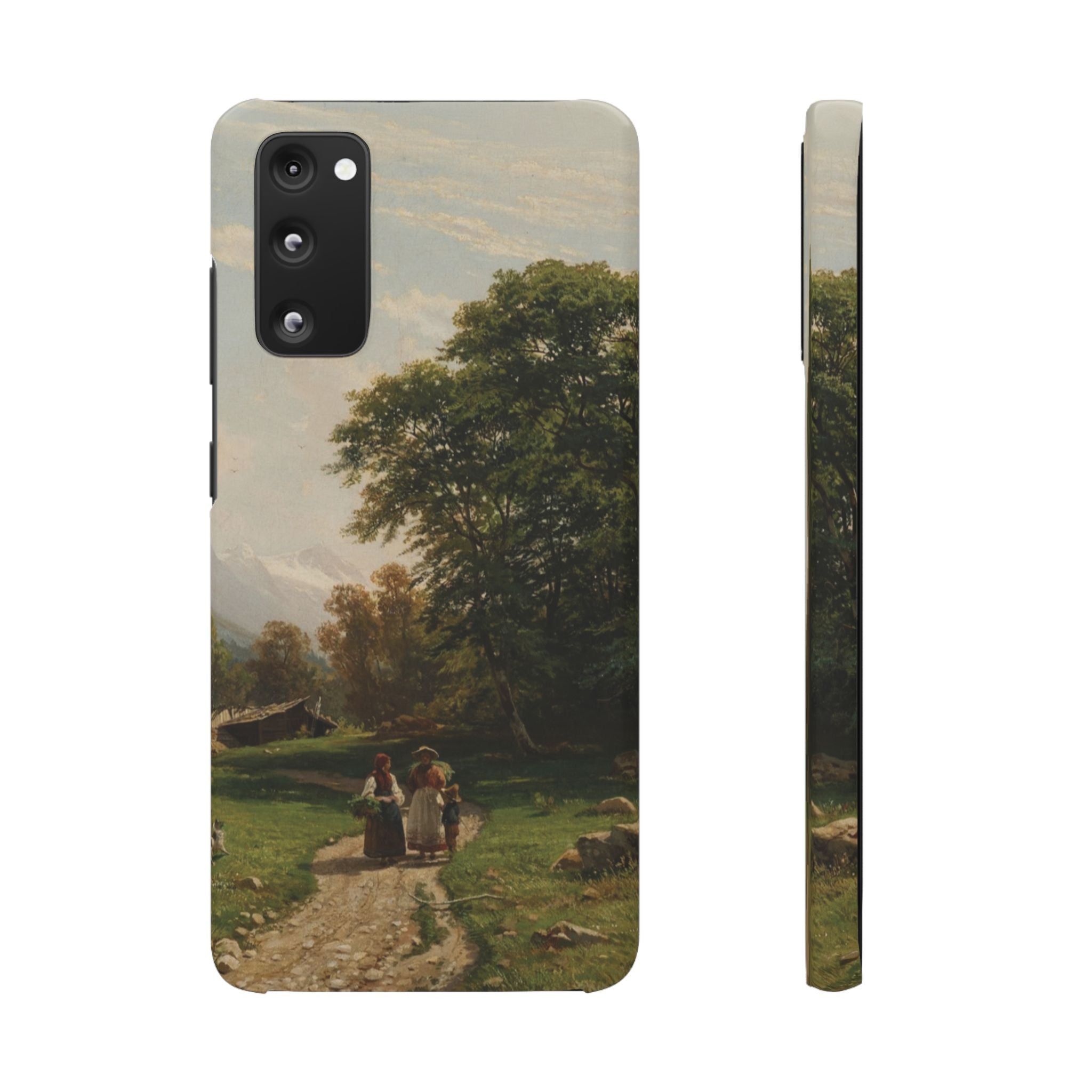 Swiss Landscape by Ivan Ivanovich Shishkin - Samsung Slim Case