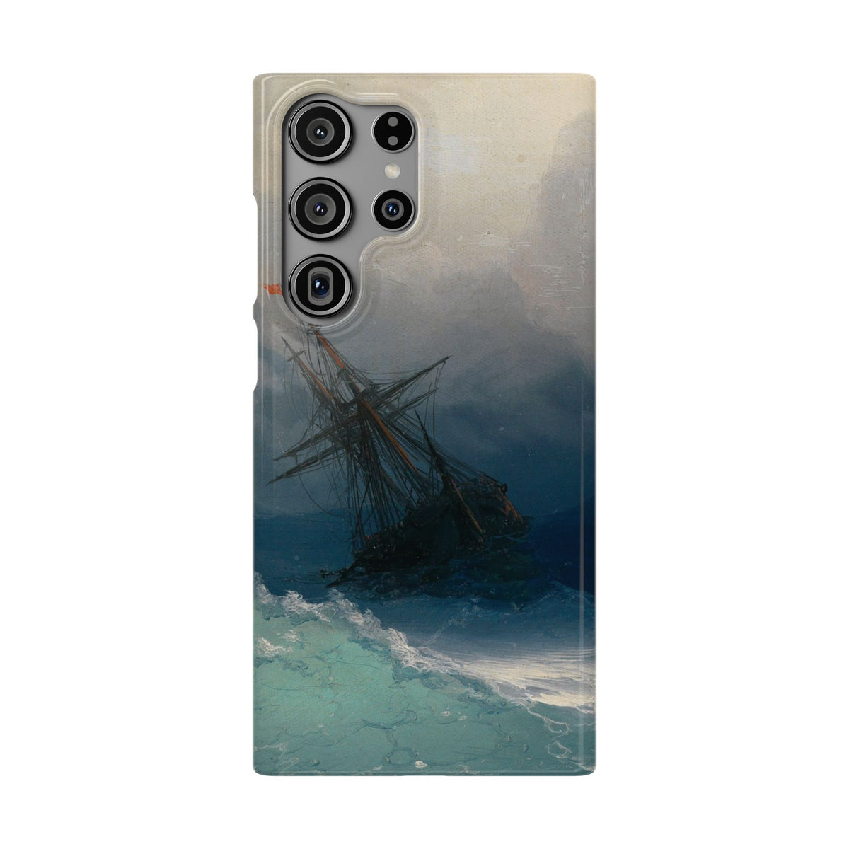 Ship on Stormy Seas by Ivan Aivazovsky - Samsung Slim Case