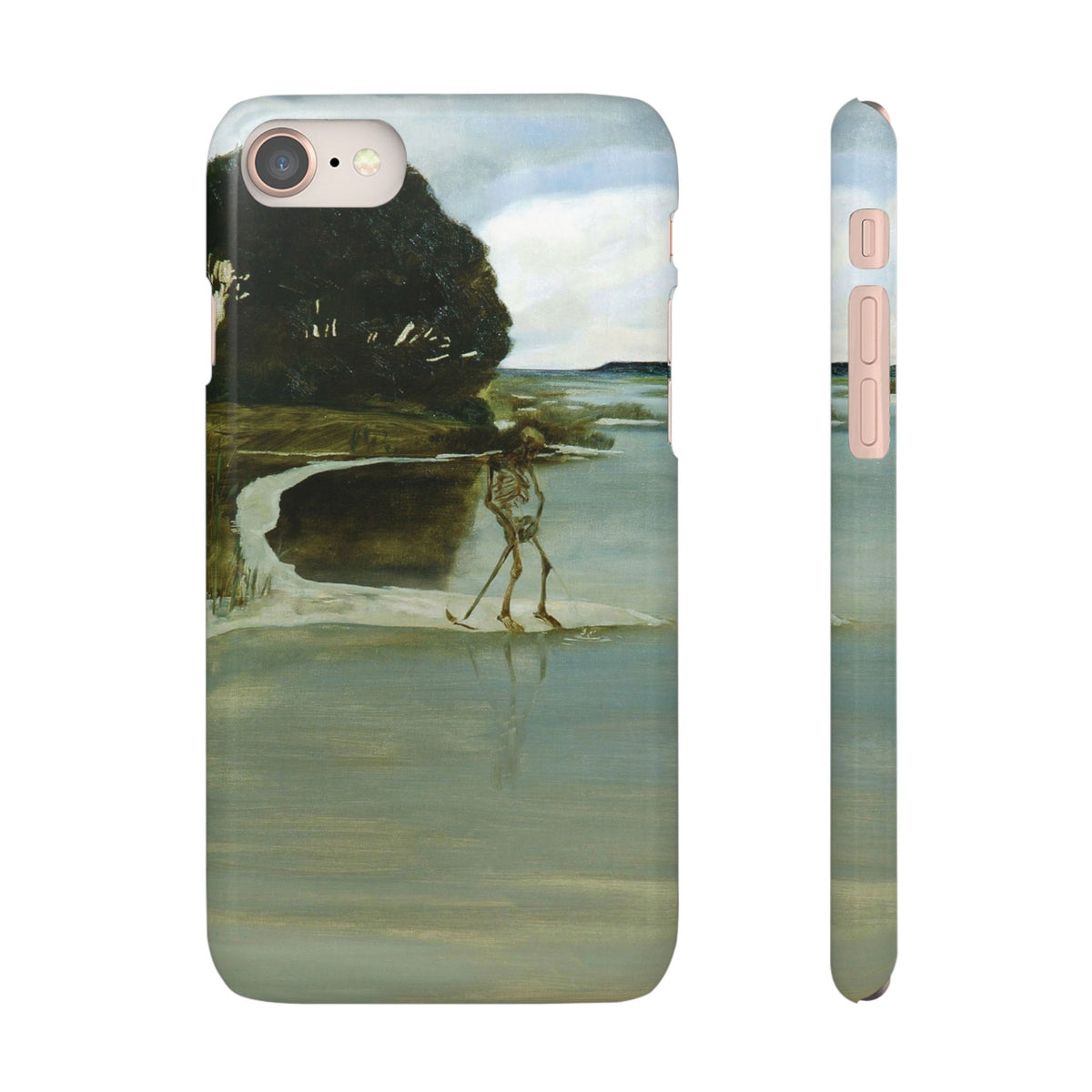 Death Peeing by Max Klinger - iPhone Slim Case