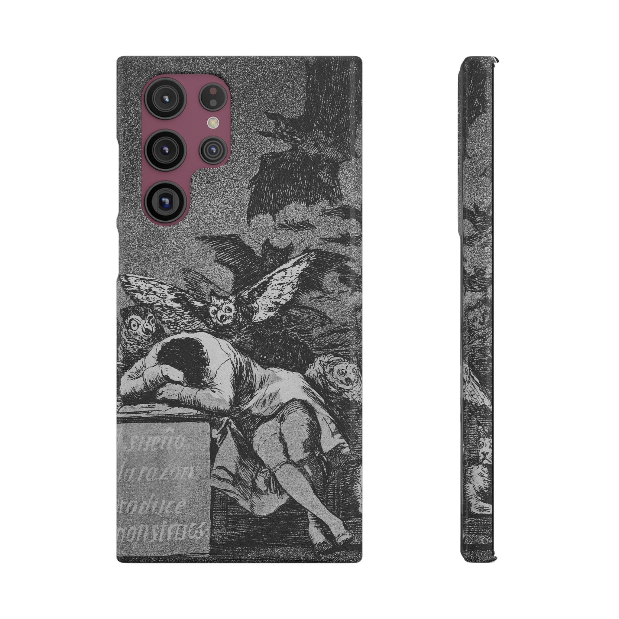 The Sleep of Reason Produces Monsters by Francisco Goya - Samsung Slim Case