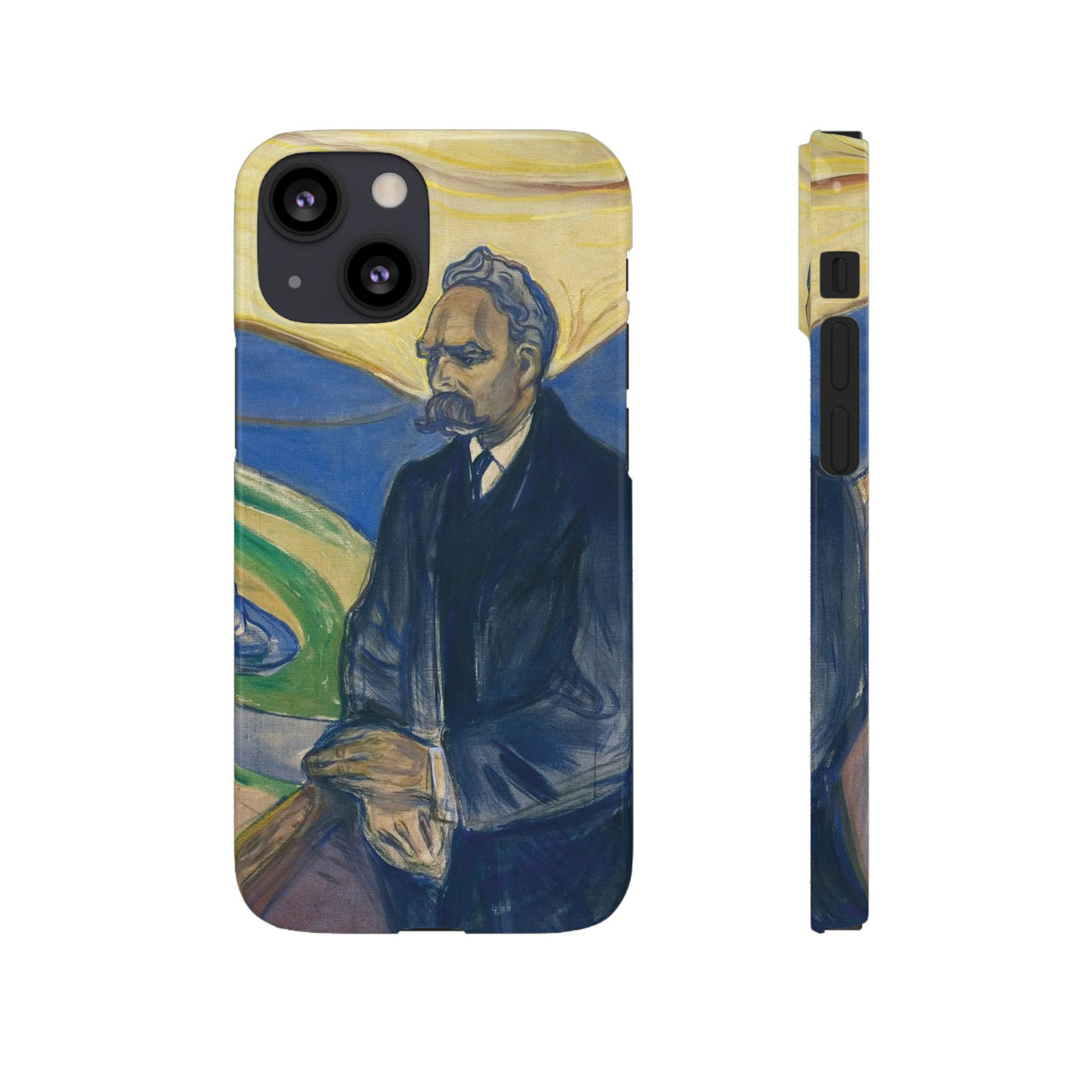 Portrait of Friedrich Nietzsche by Edvard Munch - iPhone Slim Case