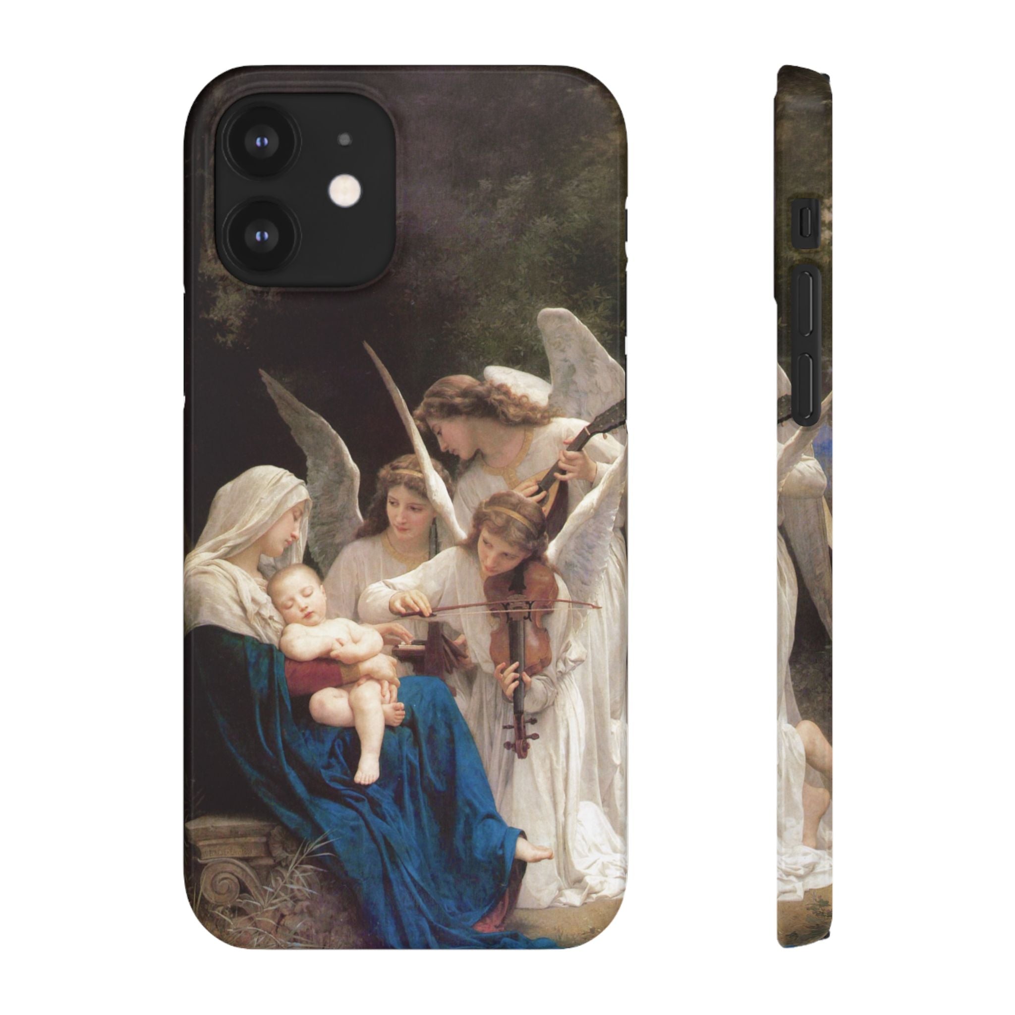 The Virgin of the angels by William-Adolphe Bouguereau - iPhone Slim Case