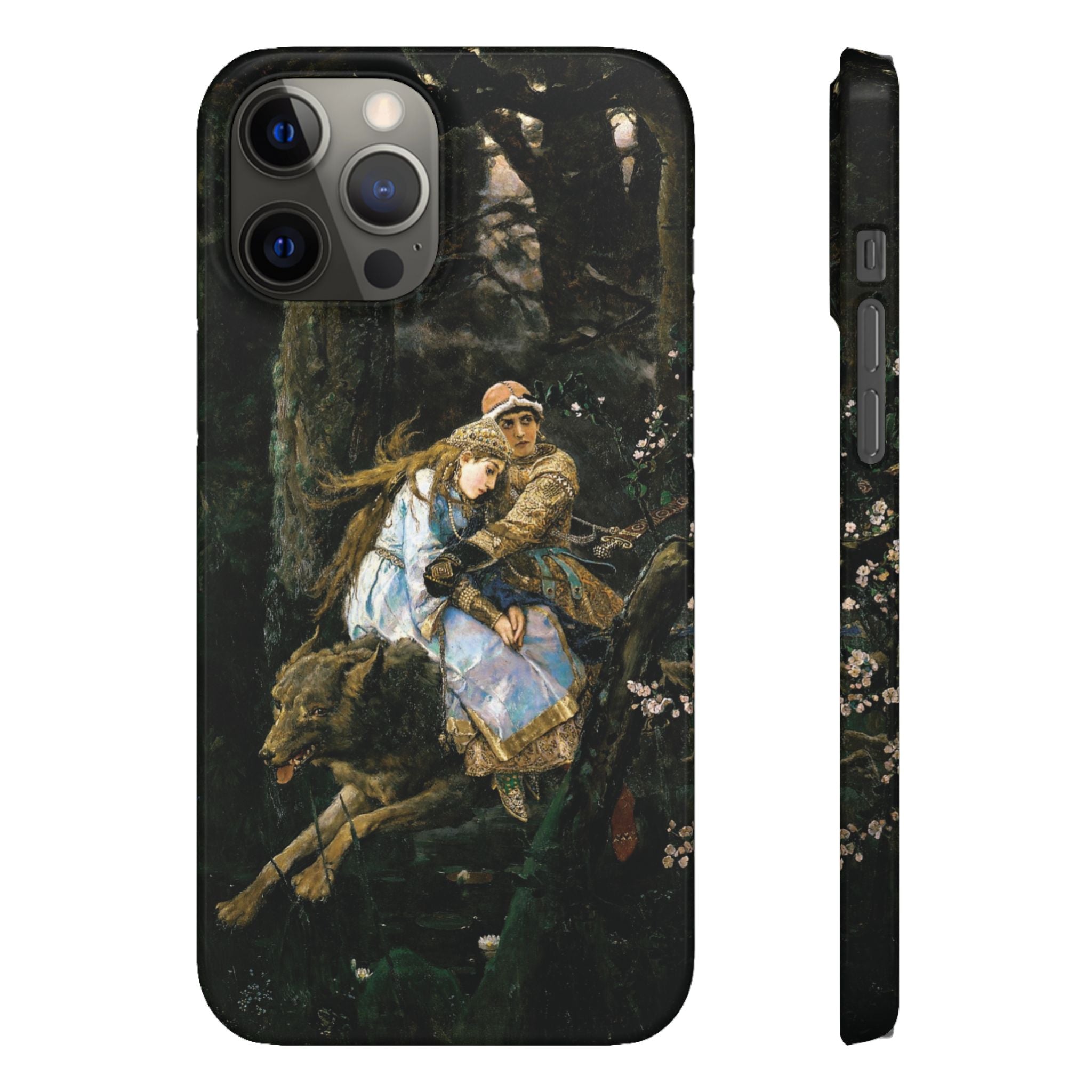 Ivan Tsarevich Riding the Grey Wolf by Viktor Vasnetsov - iPhone Slim Case