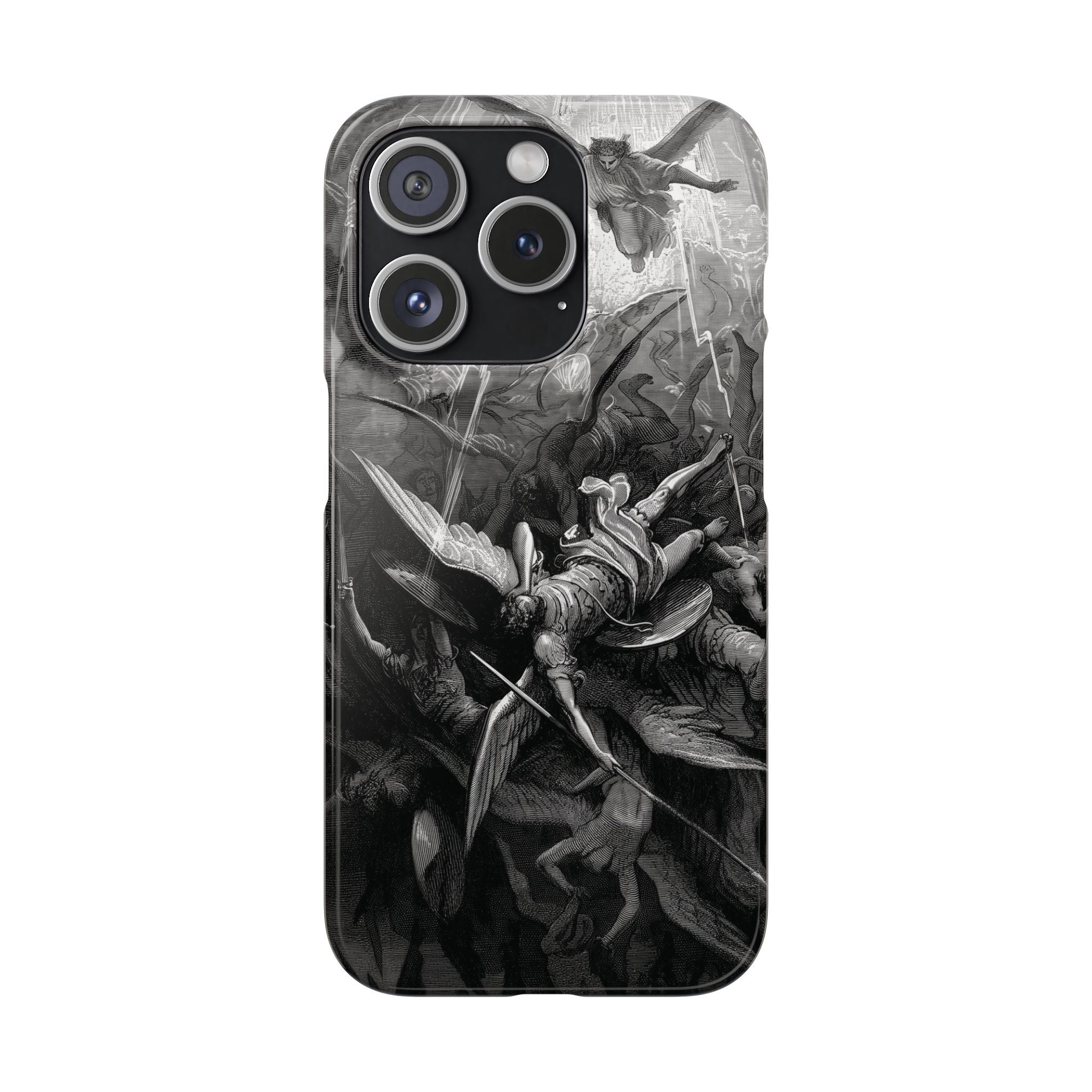 Paradise Lost | The Battle in Heaven by Gustave Doré - iPhone Slim Case