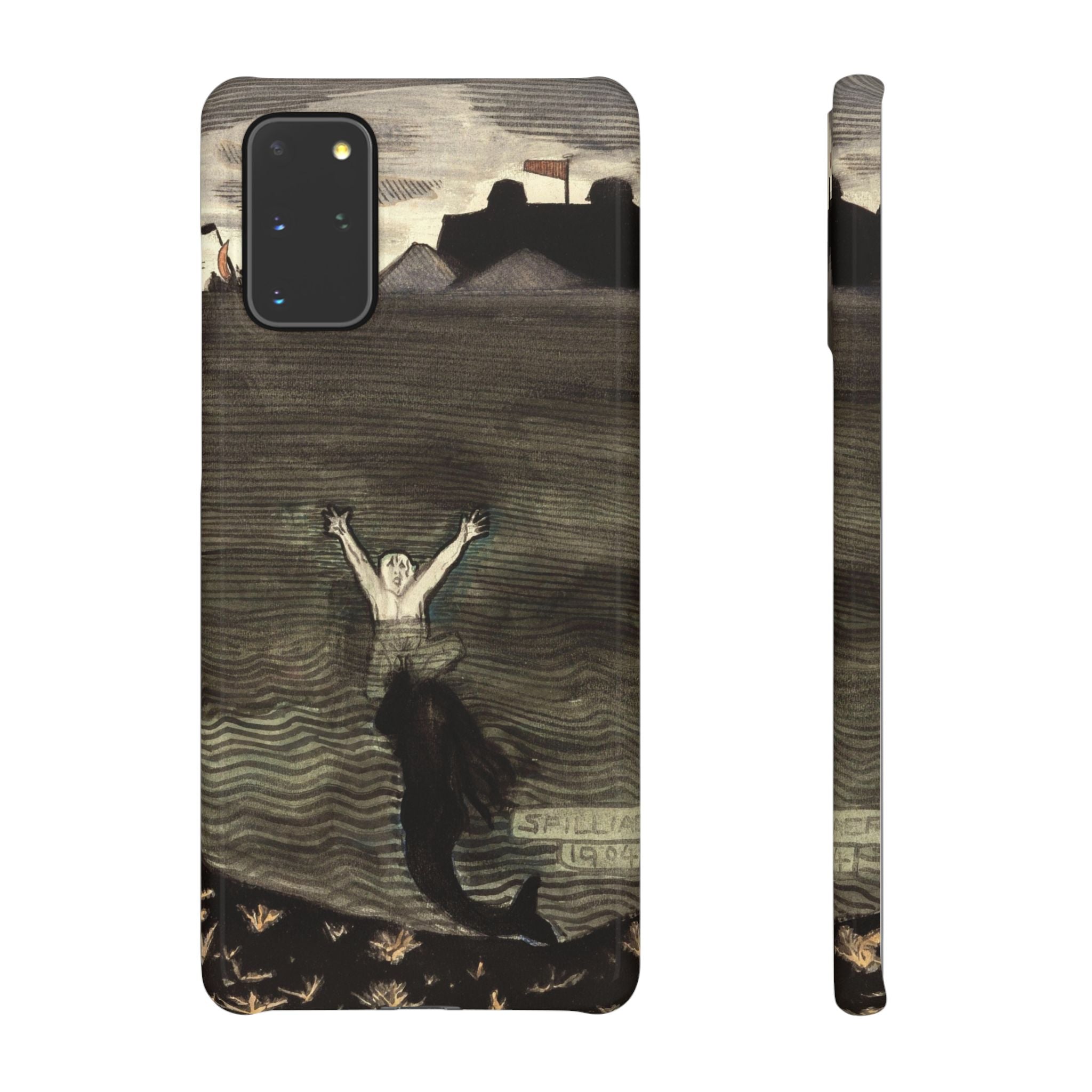 The Call of the Mermaid The Drowning by Leon Spilliaert - Samsung Slim Case