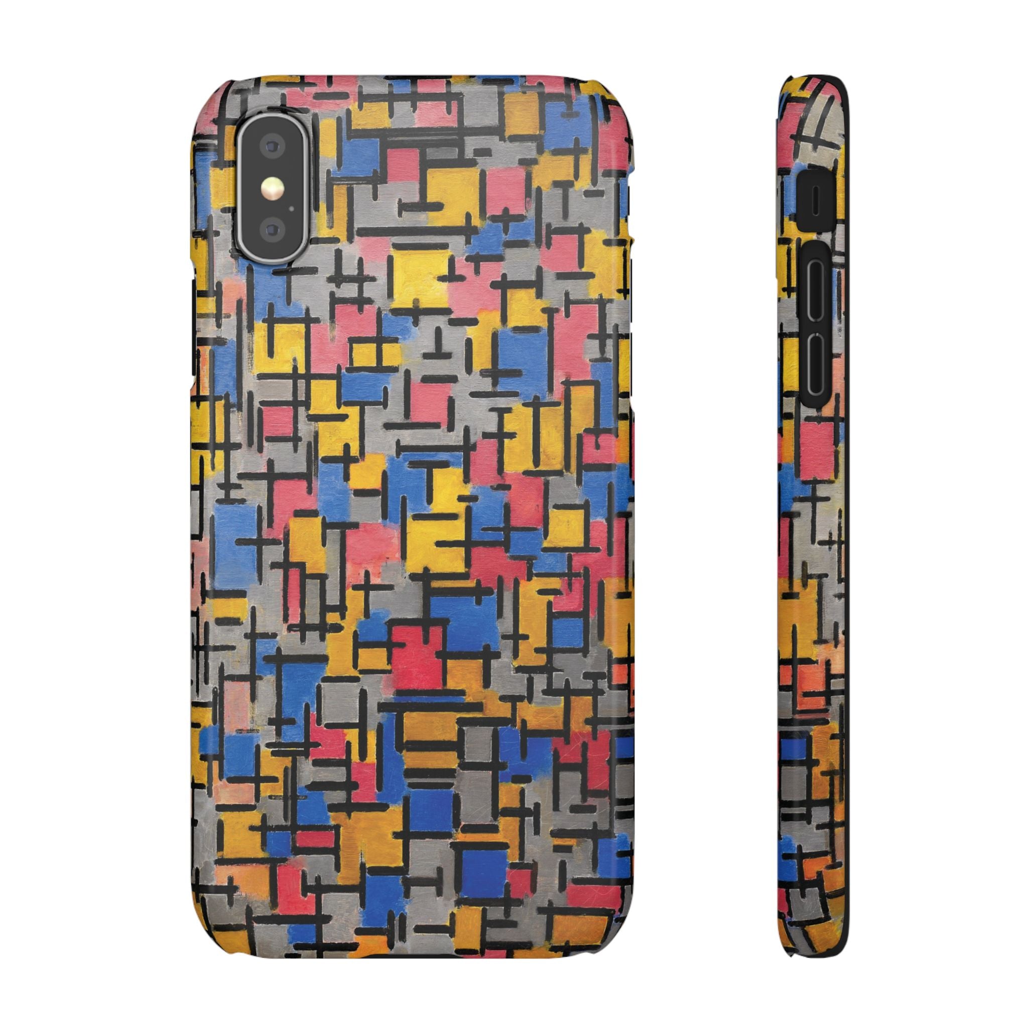 Composition by Piet Mondrian - iPhone Slim Case