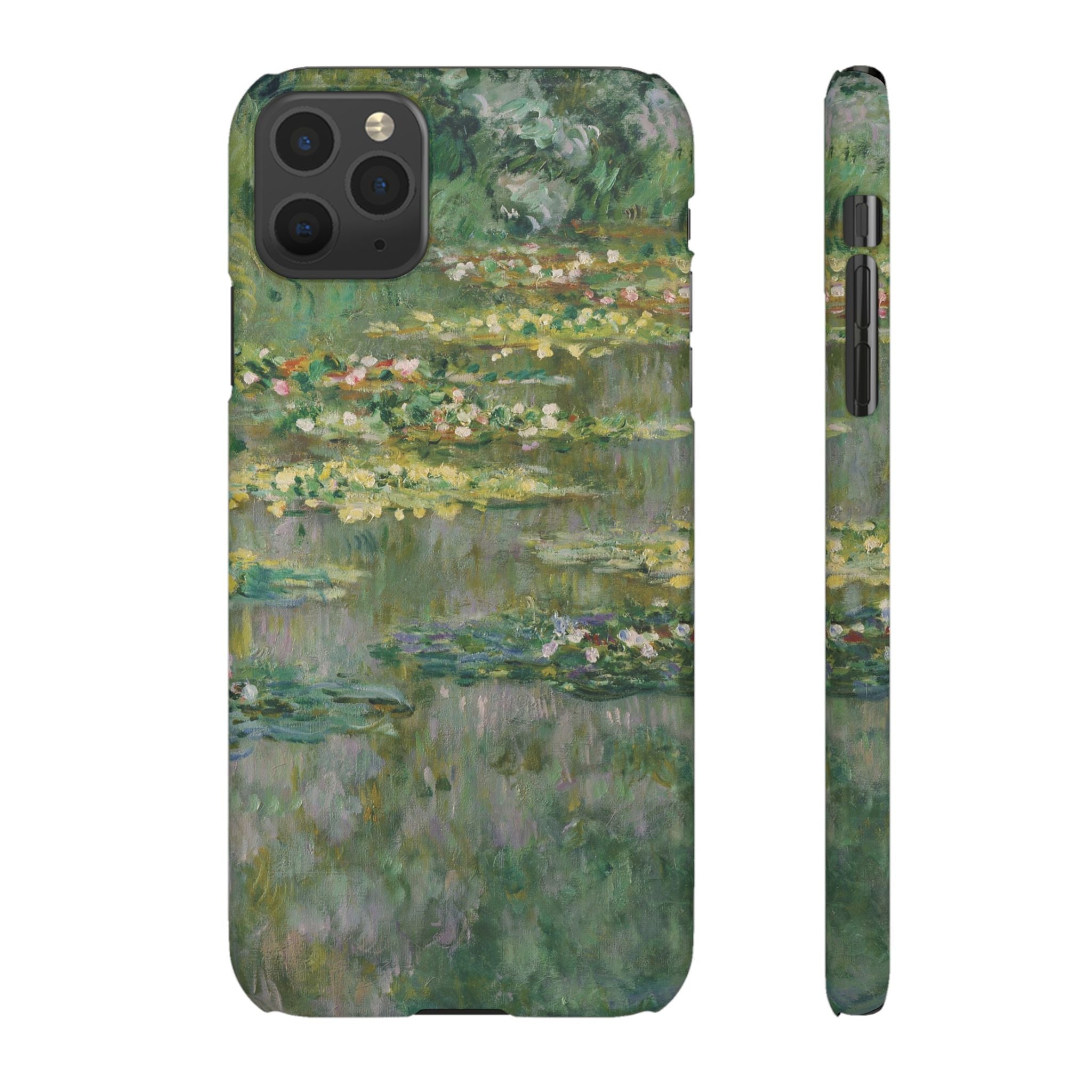 Le Bassin des Nymphéas by Claude Monet - iPhone Slim Case